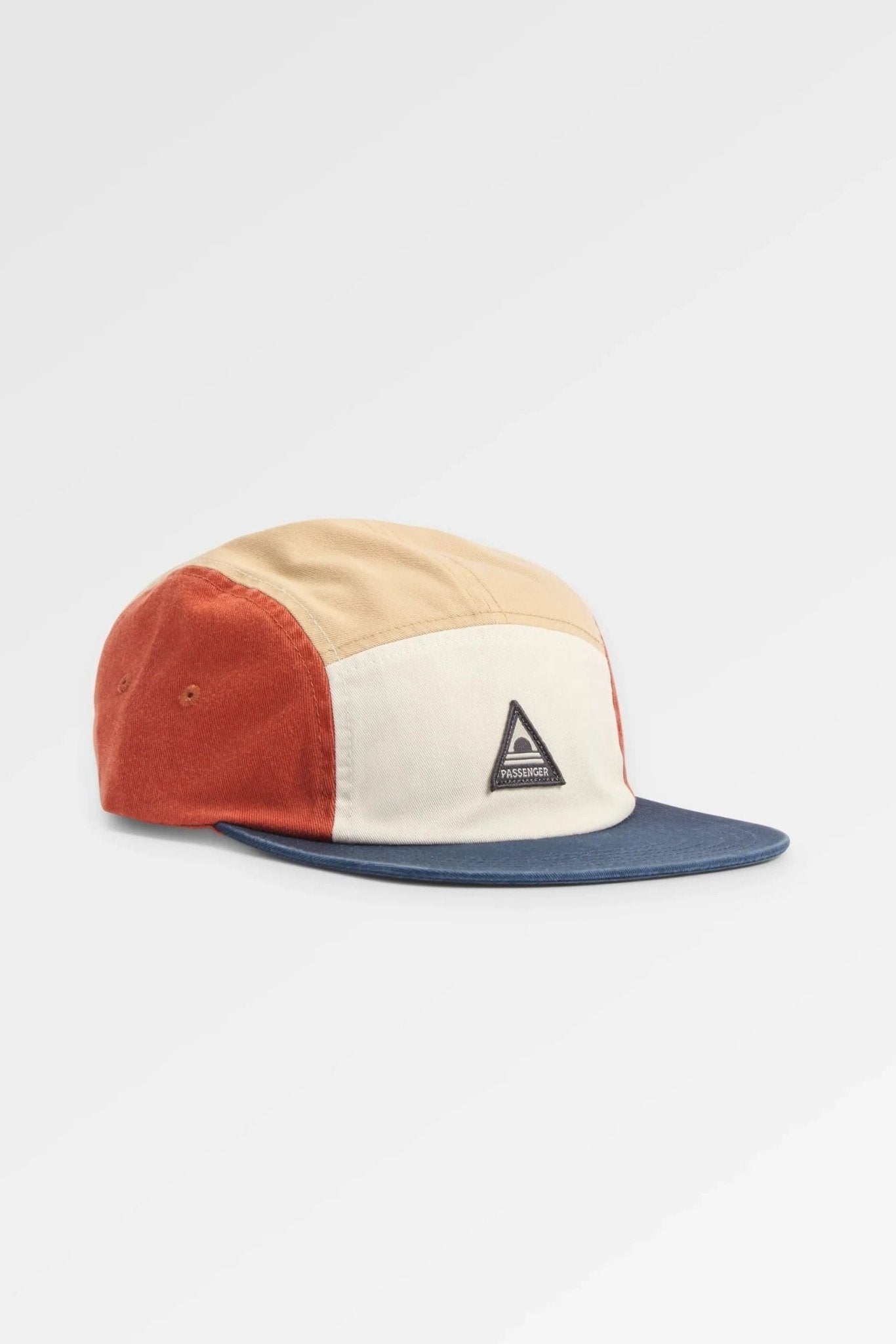 PASSENGER-Fixie Organic 5 Panel Cap 2.0-Blue Navy Dark Rust-BACKYARD
