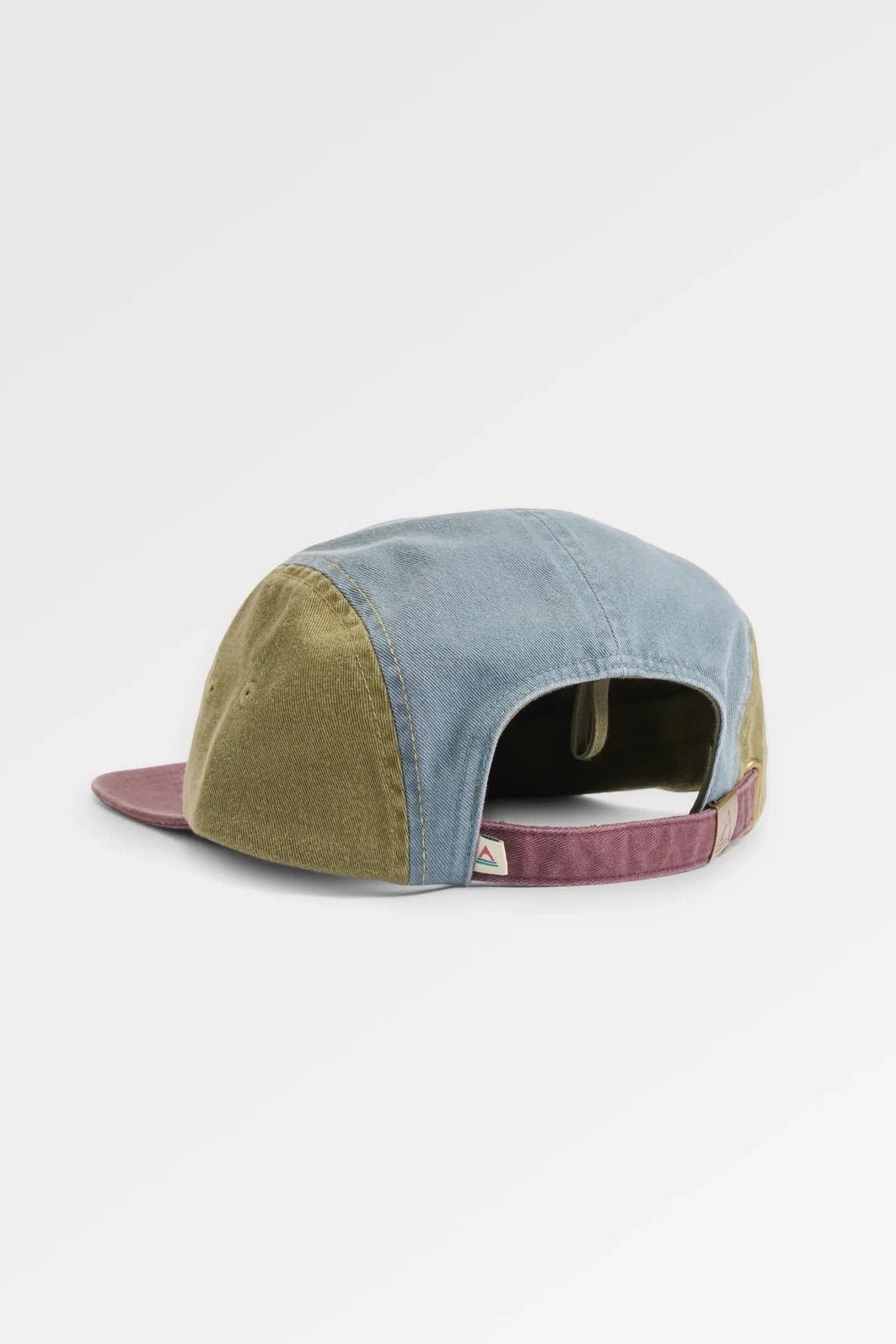 PASSENGER-Fixie Organic 5 Panel Cap 2.0-Dusty Ochre Stormy Blue-BACKYARD