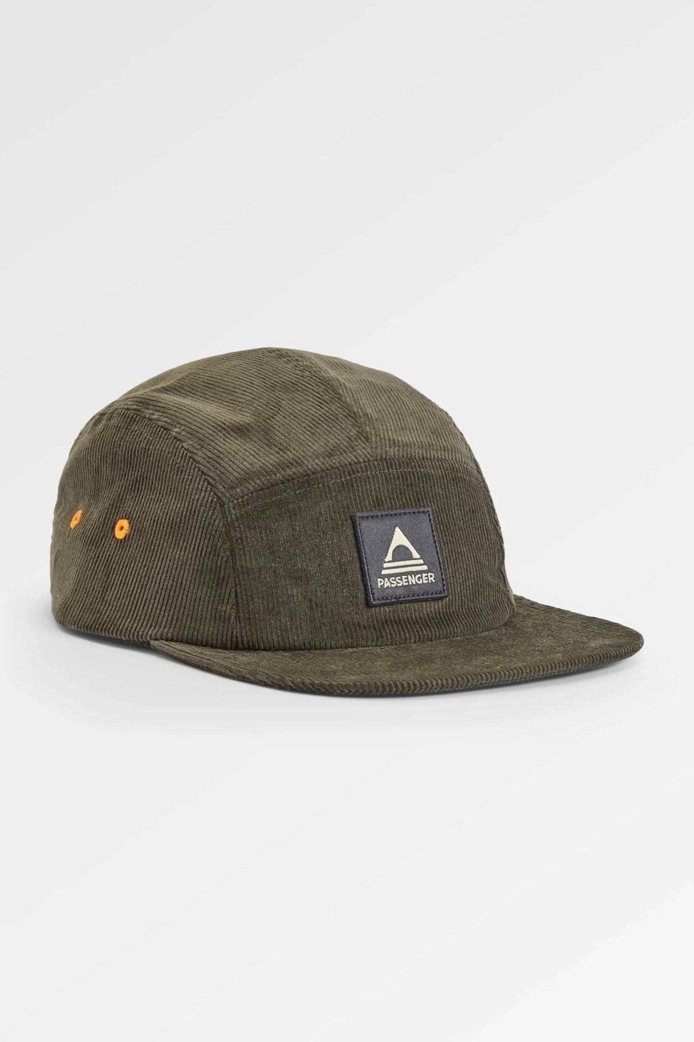 PASSENGER - Fixie Organic Cord 5 Panel Cap - Khaki - BACKYARD