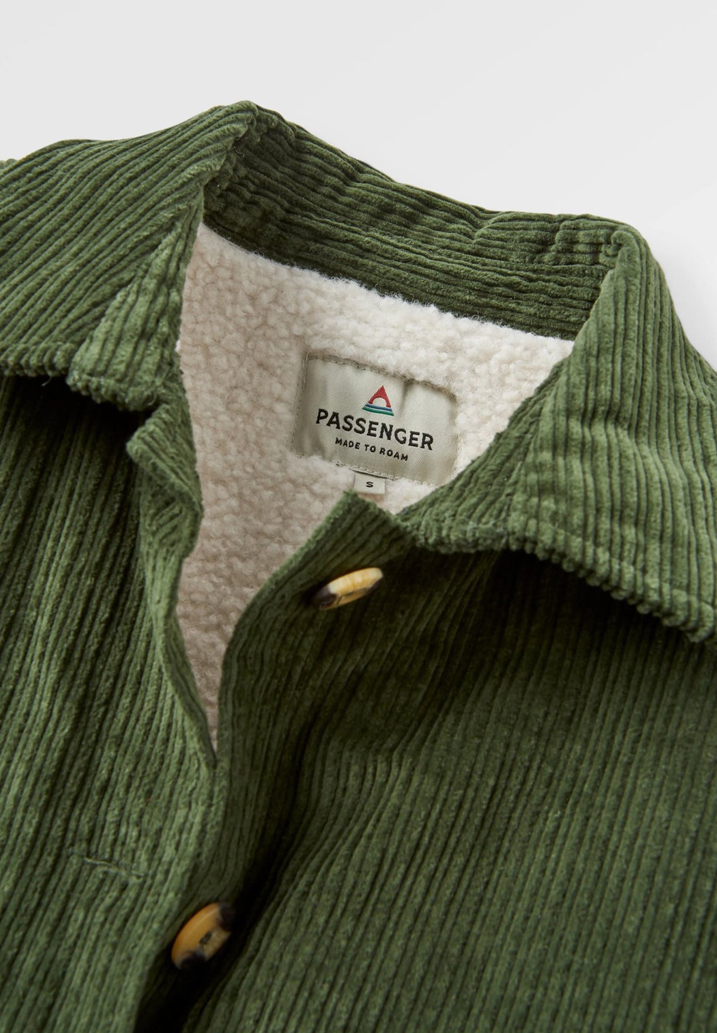 PASSENGER - Flint Corduroy Overshirt - Fir Tree - BACKYARD
