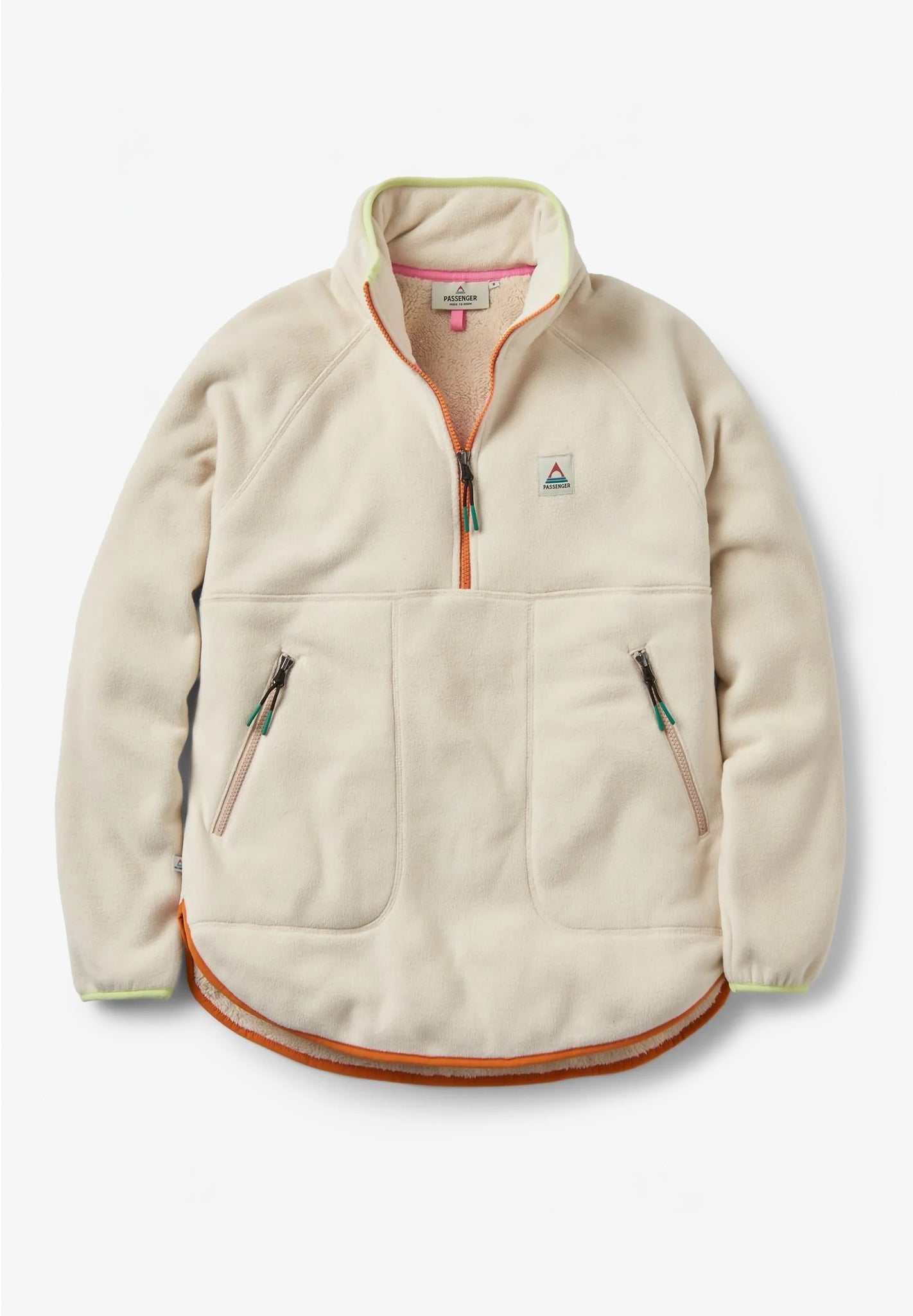 PASSENGER - Folksy Recycled Sherpa Fleece - Oat - BACKYARD