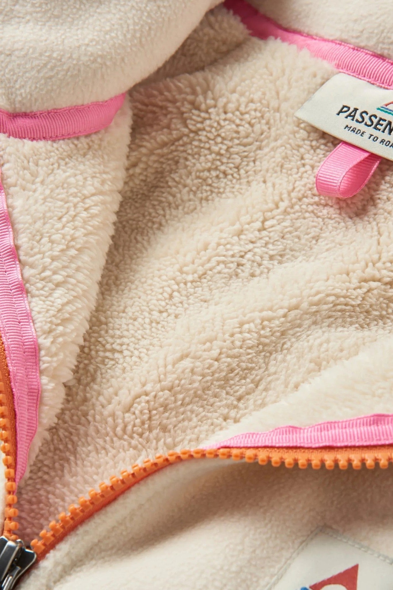 PASSENGER - Folksy Recycled Sherpa Fleece - Oat - BACKYARD