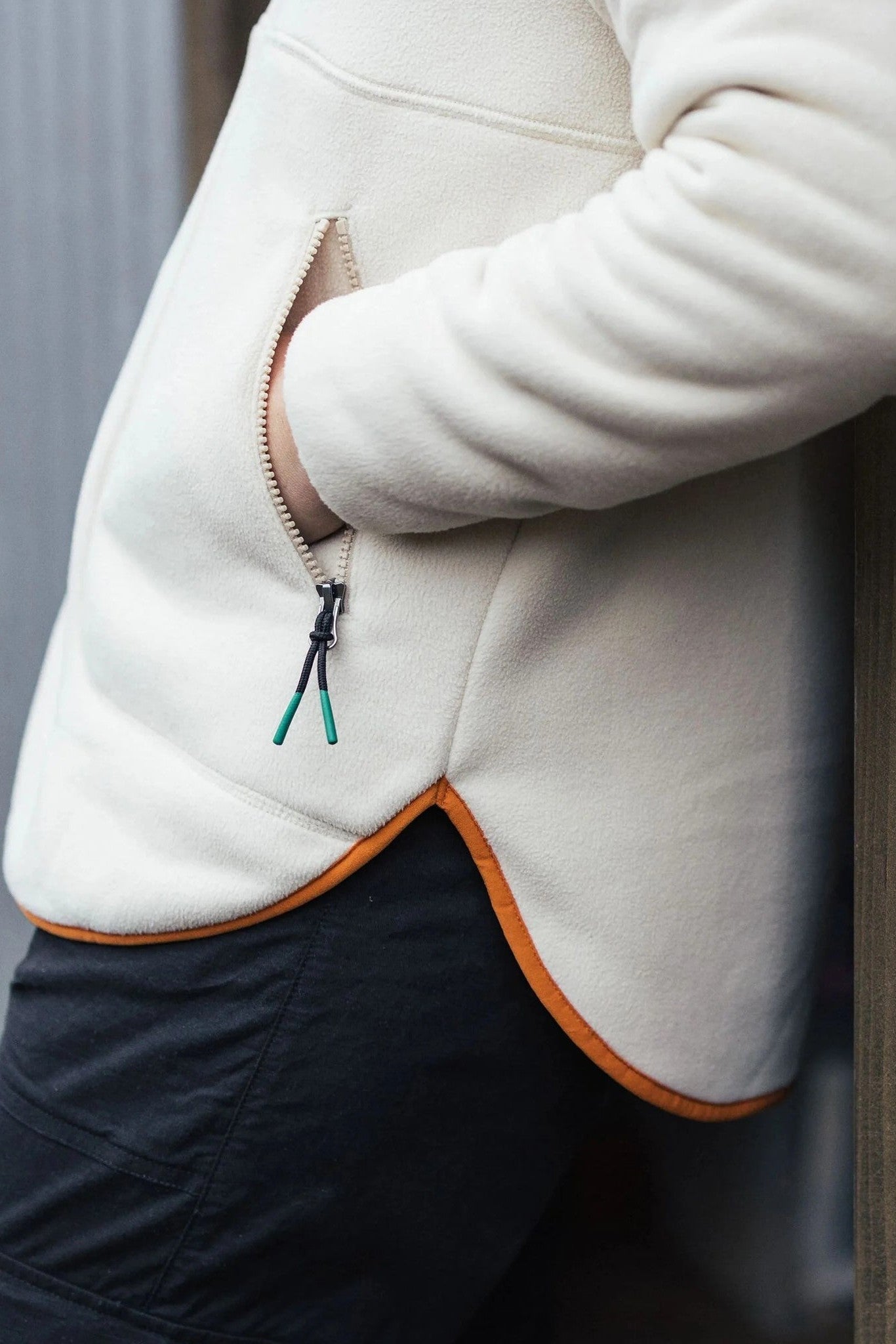 PASSENGER - Folksy Recycled Sherpa Fleece - Oat - BACKYARD