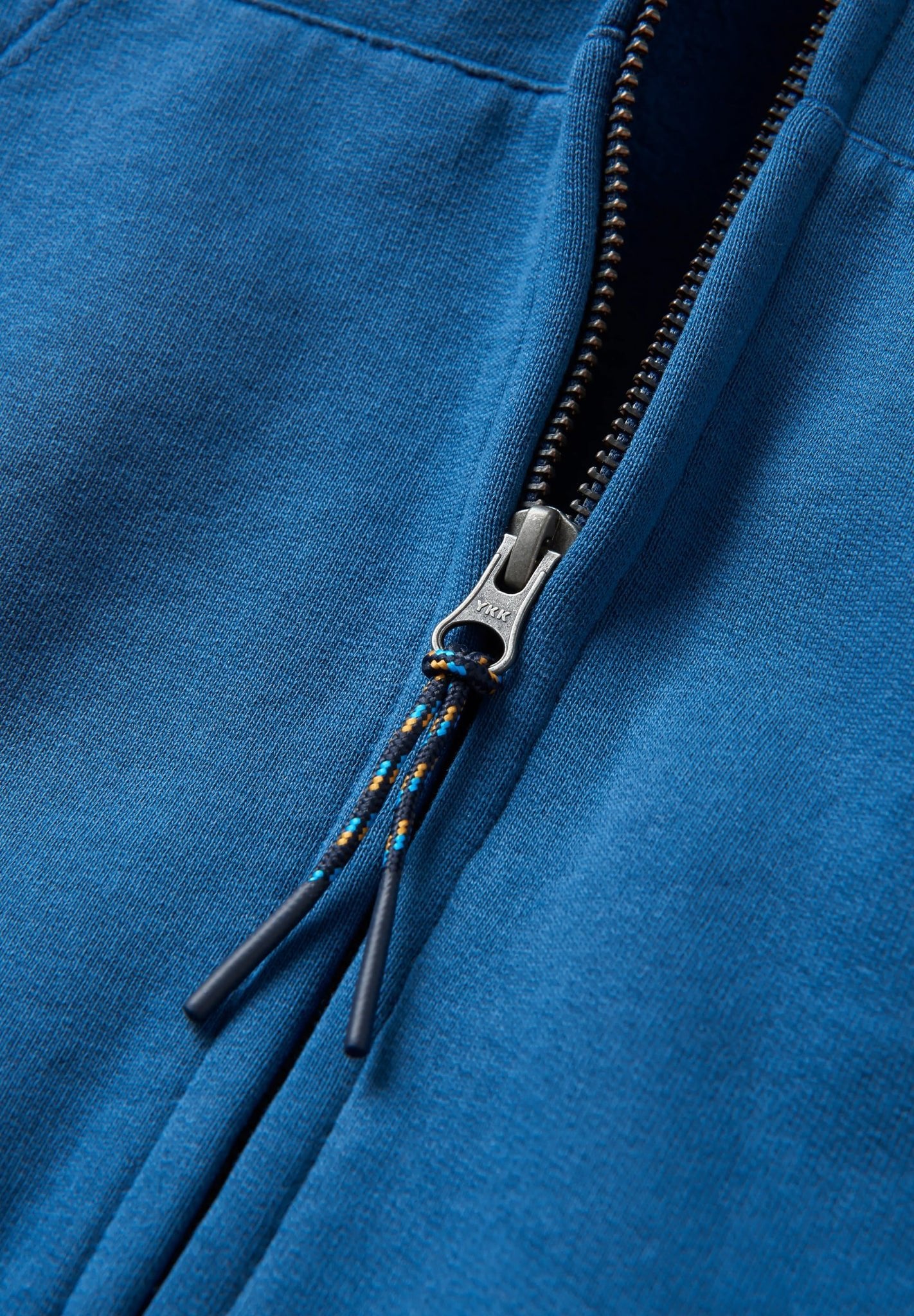 PASSENGER - Heritage Full Zip Recycled Cotton Hoodie - Dark Denim - BACKYARD