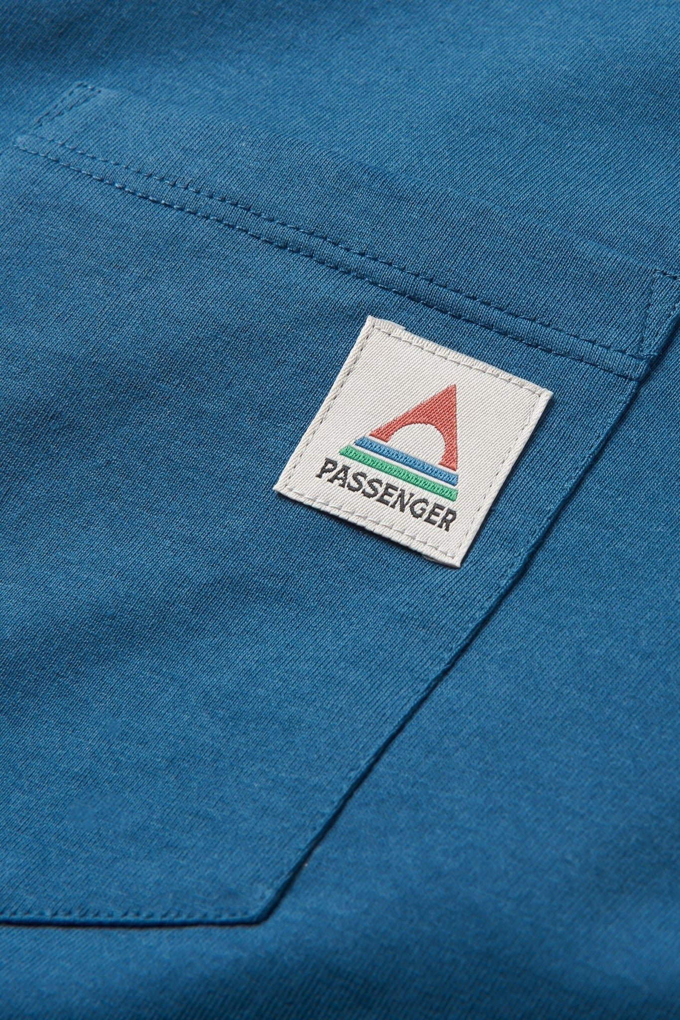 PASSENGER - Heritage Recycled Relaxed Fit T-Shirt - Dark Denim - BACKYARD