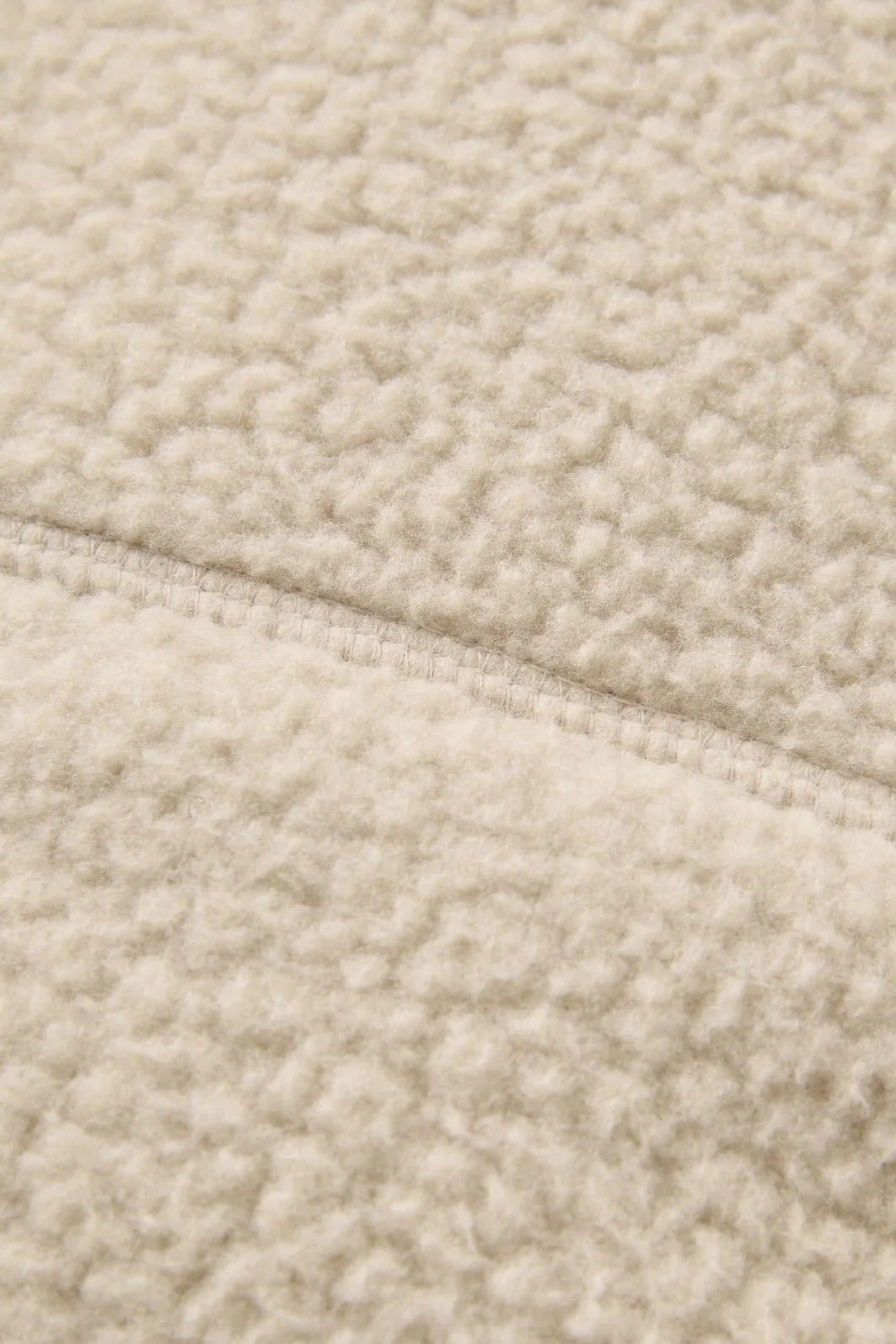 PASSENGER-Home Full Zip Recycled Sherpa Fleece-Oatmeal-BACKYARD