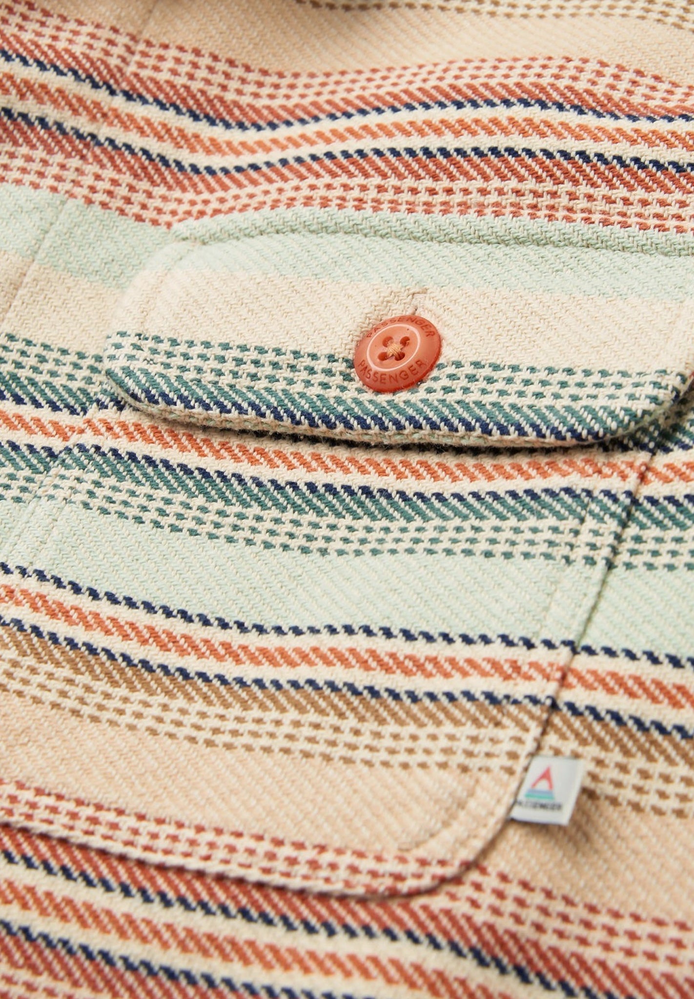 PASSENGER - Island Heavy Twill Shirt - Birch Beach Stripe - BACKYARD