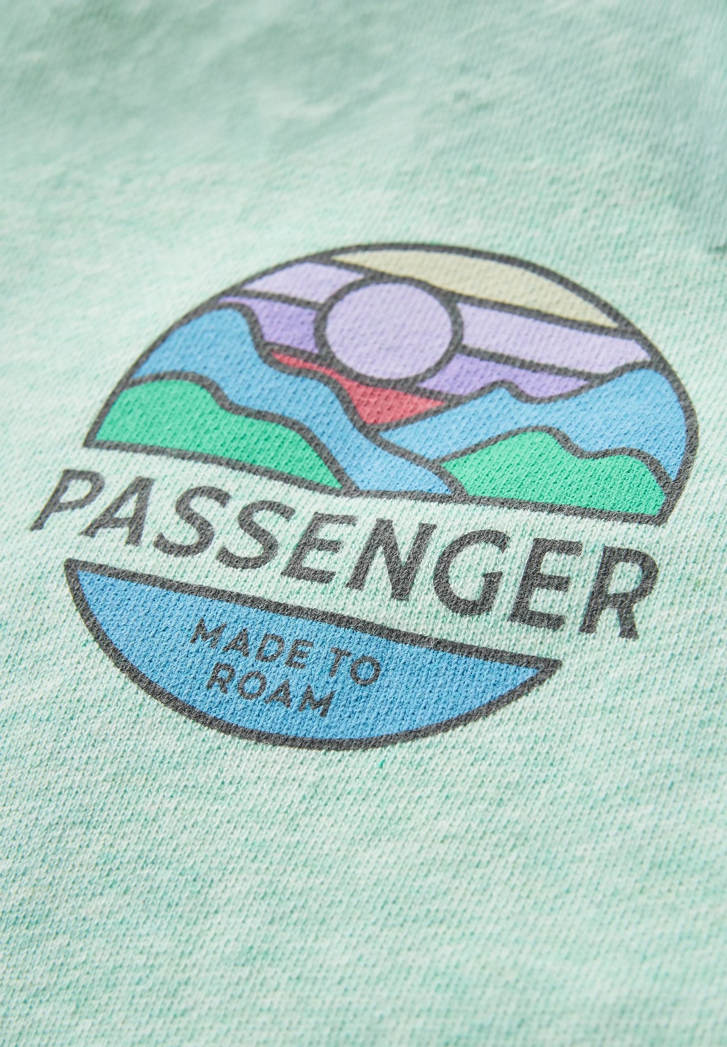 PASSENGER - Laidback Organic Cotton Hoodie - Aqua Marl - BACKYARD