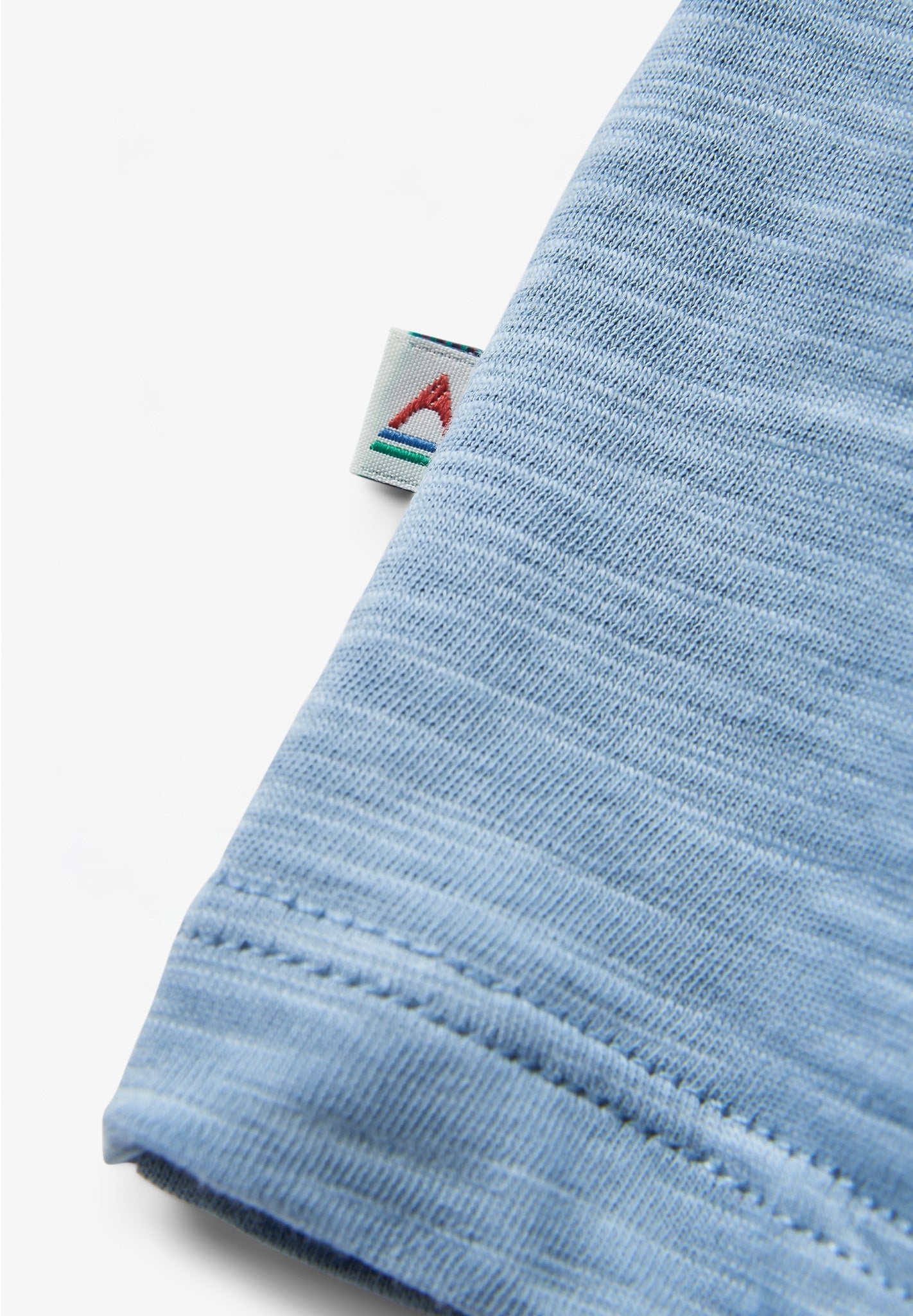 PASSENGER - Laidback Recycled Cotton T-Shirt - Faded Denim - BACKYARD