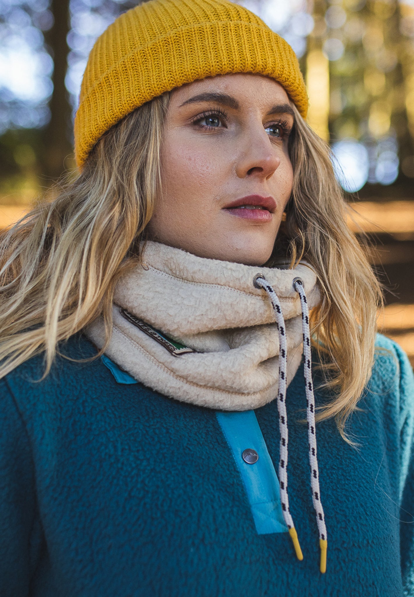 PASSENGER - Mulled Sherpa Fleece Snood - Oatmeal - BACKYARD