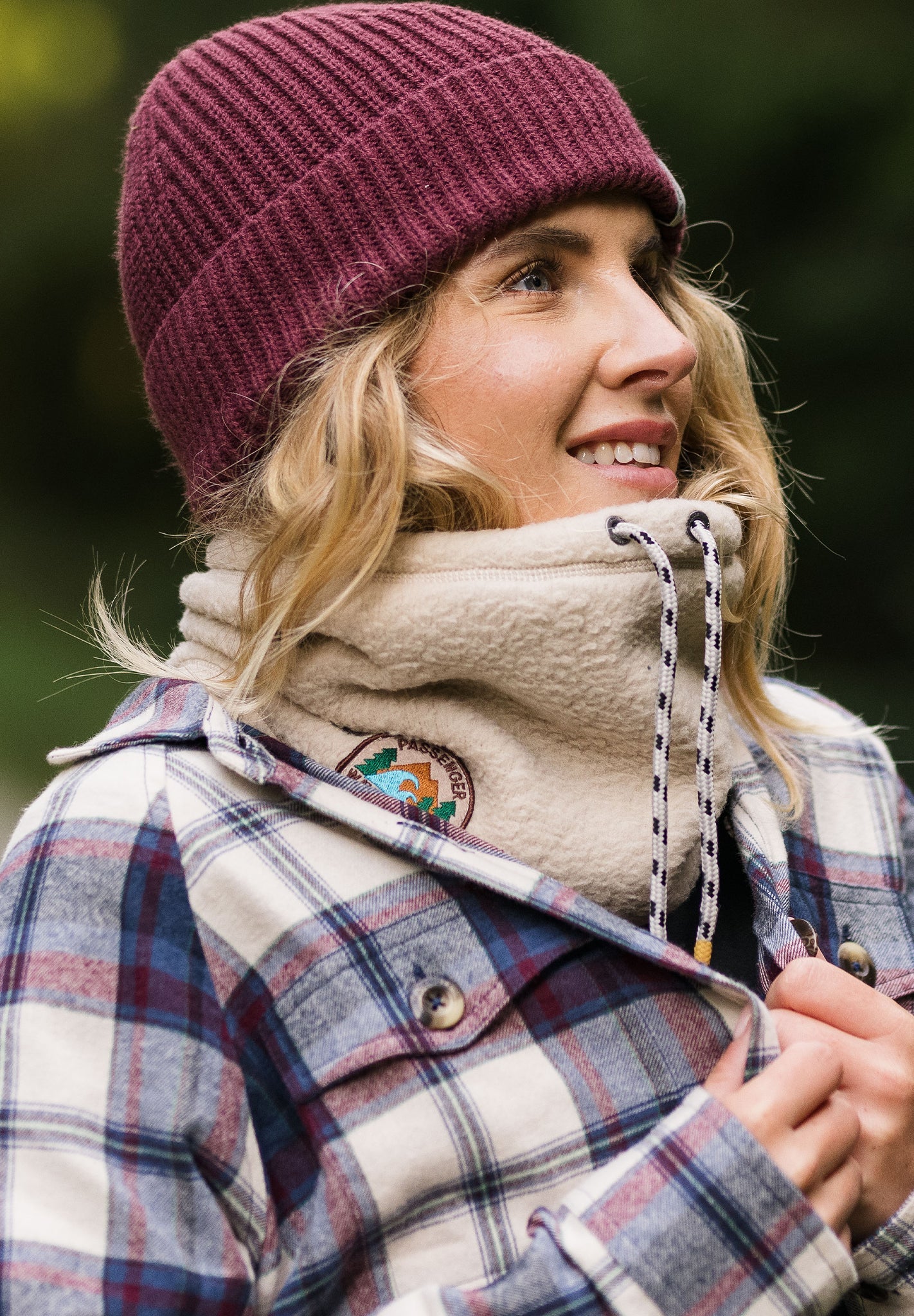 PASSENGER - Mulled Sherpa Fleece Snood - Oatmeal - BACKYARD