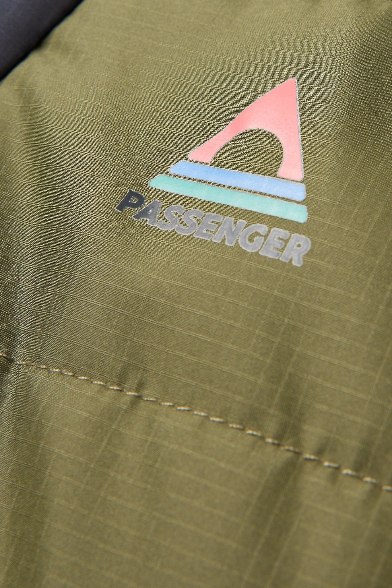 PASSENGER - Oceanic Recycled Insulated 1/2 Zip Jacket - Black Khaki - BACKYARD