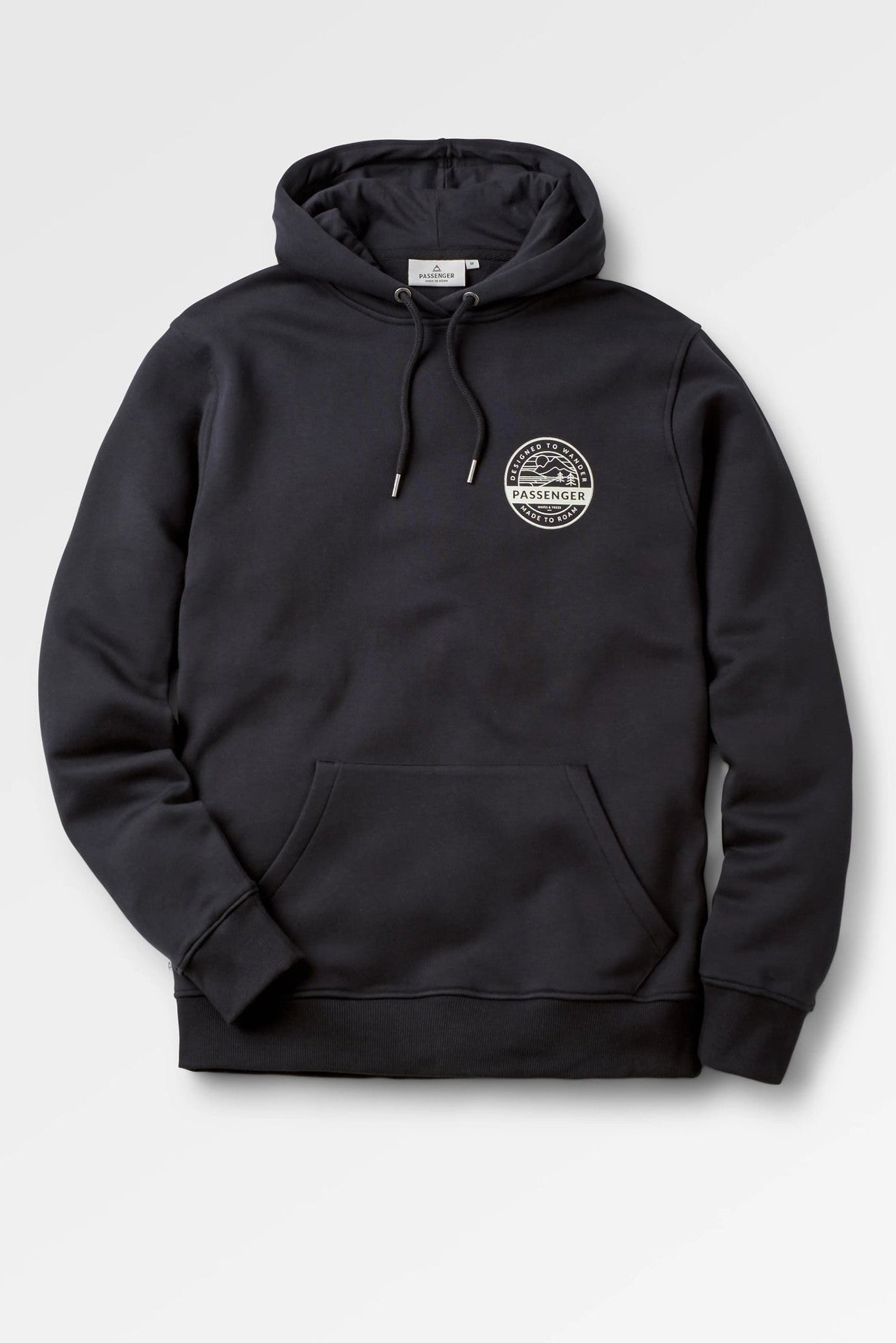 PASSENGER - Odyssey Organic Cotton Hoodie - Black - BACKYARD