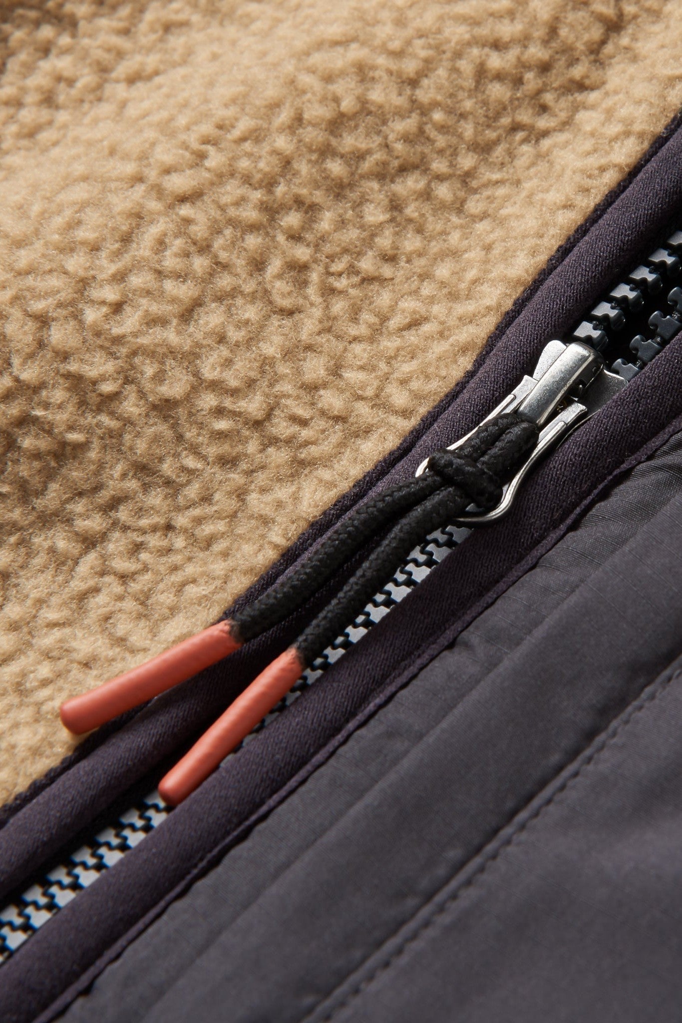 PASSENGER - Offgrid 2.0 1/2 Zip Recycled Sherpa - Fleece - Biscuit - BACKYARD