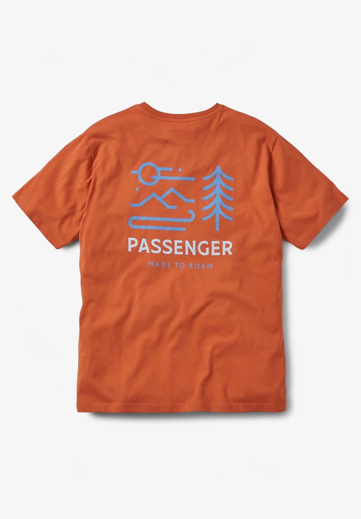 PASSENGER - Phoenix Organic Cotton T-Shirt - Burnt Orange - BACKYARD