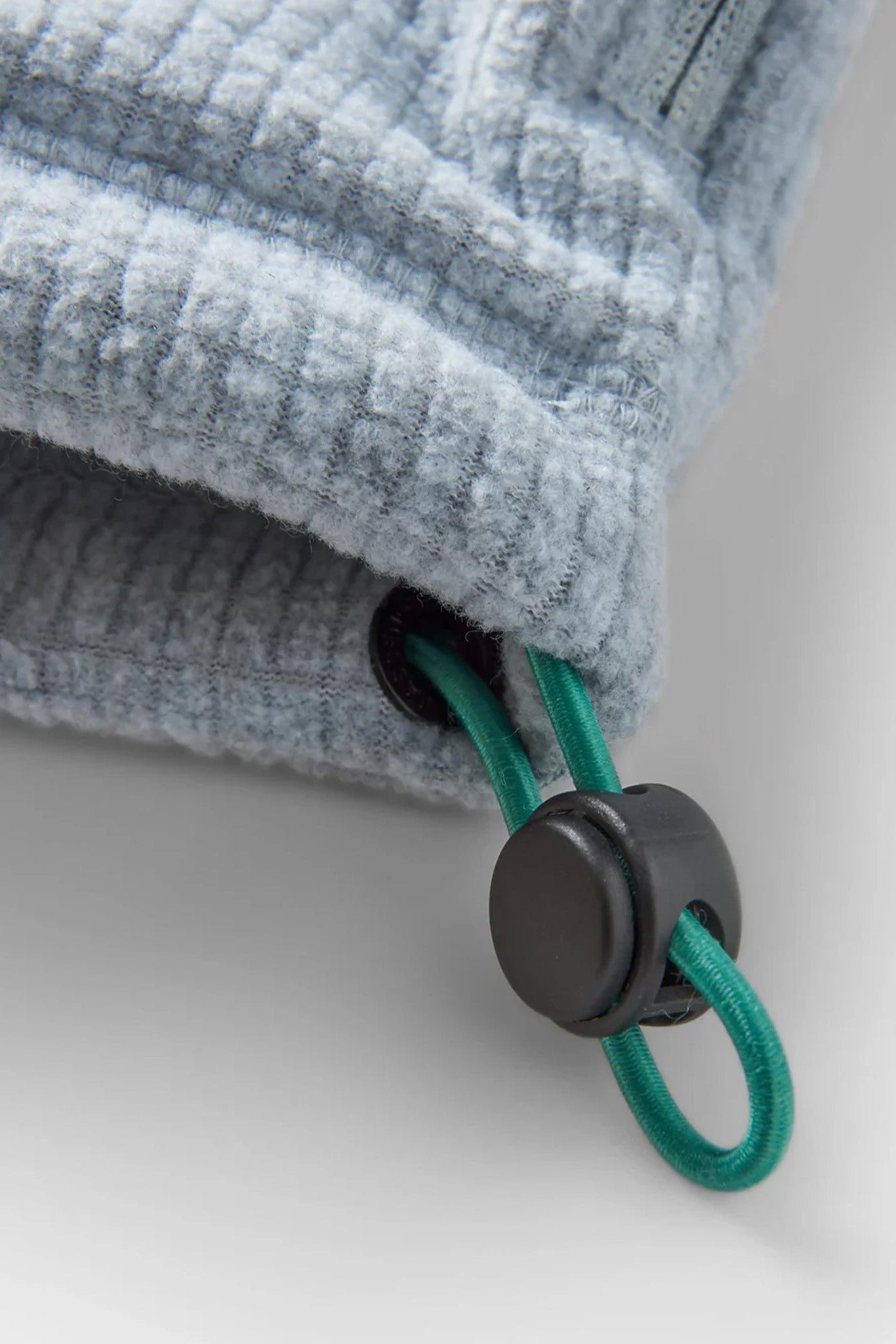PASSENGER - Point Grid Recycled Fleece Hoodie - Grey Marl - BACKYARD