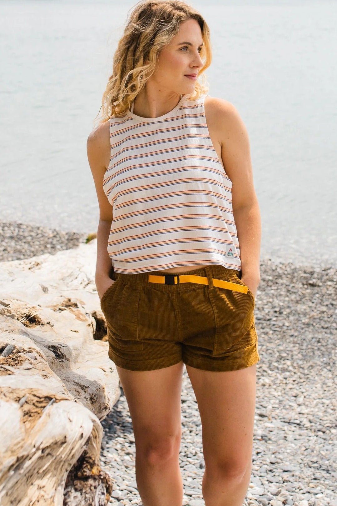 PASSENGER - Retro Vibes 2.0 Organic Cotton Vest - Retro Stripe - BACKYARD