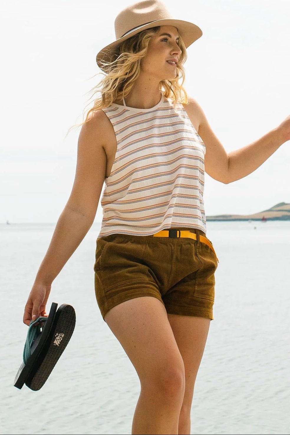 PASSENGER - Retro Vibes 2.0 Organic Cotton Vest - Retro Stripe - BACKYARD