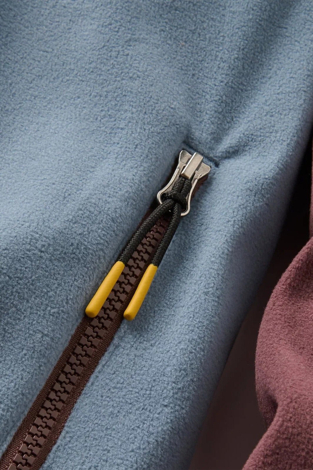 PASSENGER-Set Off Recycled Polar 1/4 Zip Fleece 2.0-Brambleberry Stormy Blue-BACKYARD