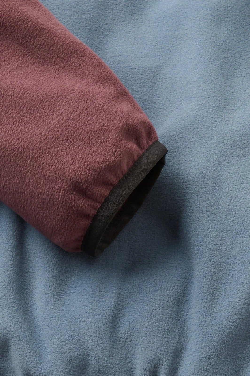 PASSENGER-Set Off Recycled Polar 1/4 Zip Fleece 2.0-Brambleberry Stormy Blue-BACKYARD