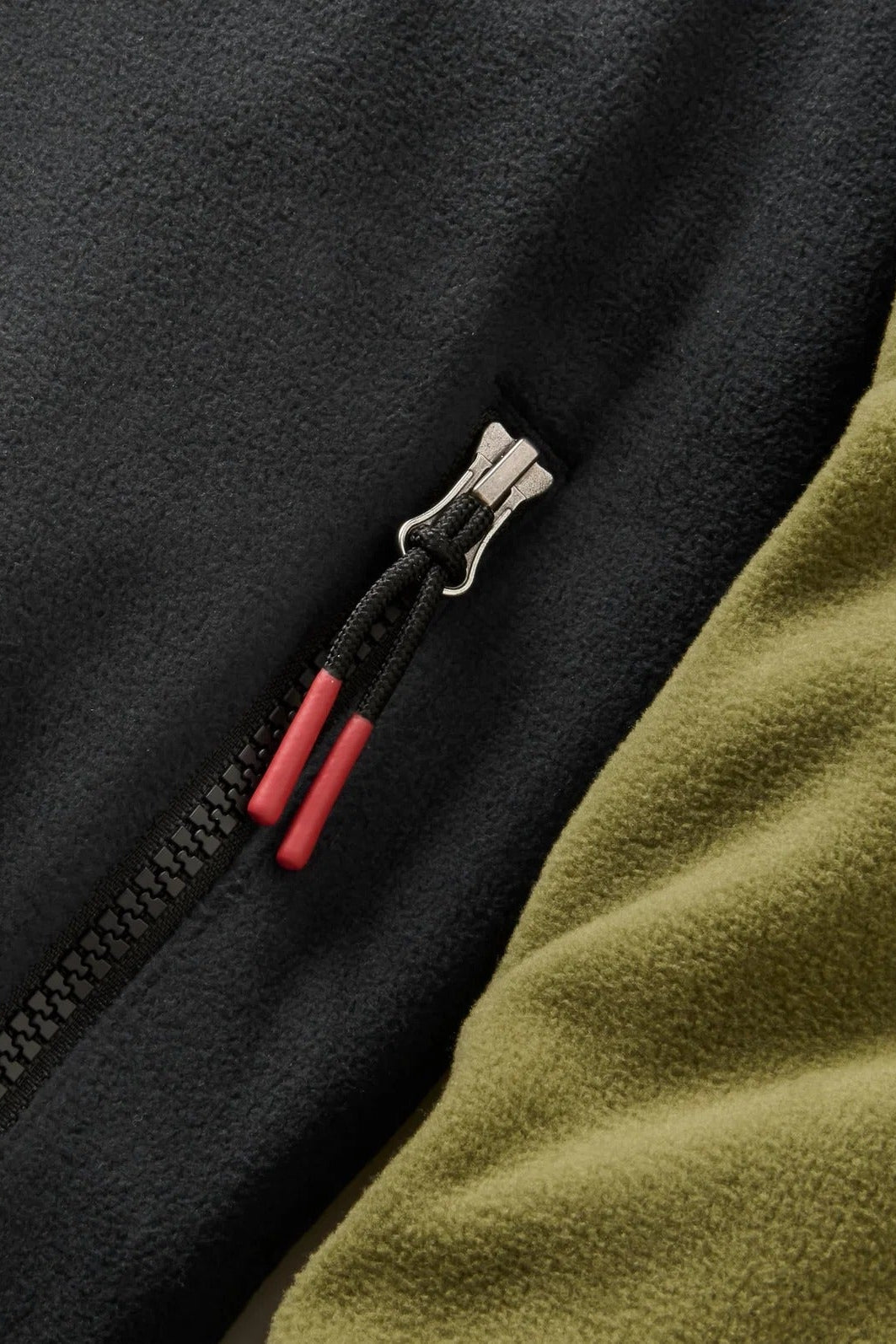 PASSENGER-Set Off Recycled Polar 1/4 Zip Fleece 2.0-Khaki-BACKYARD