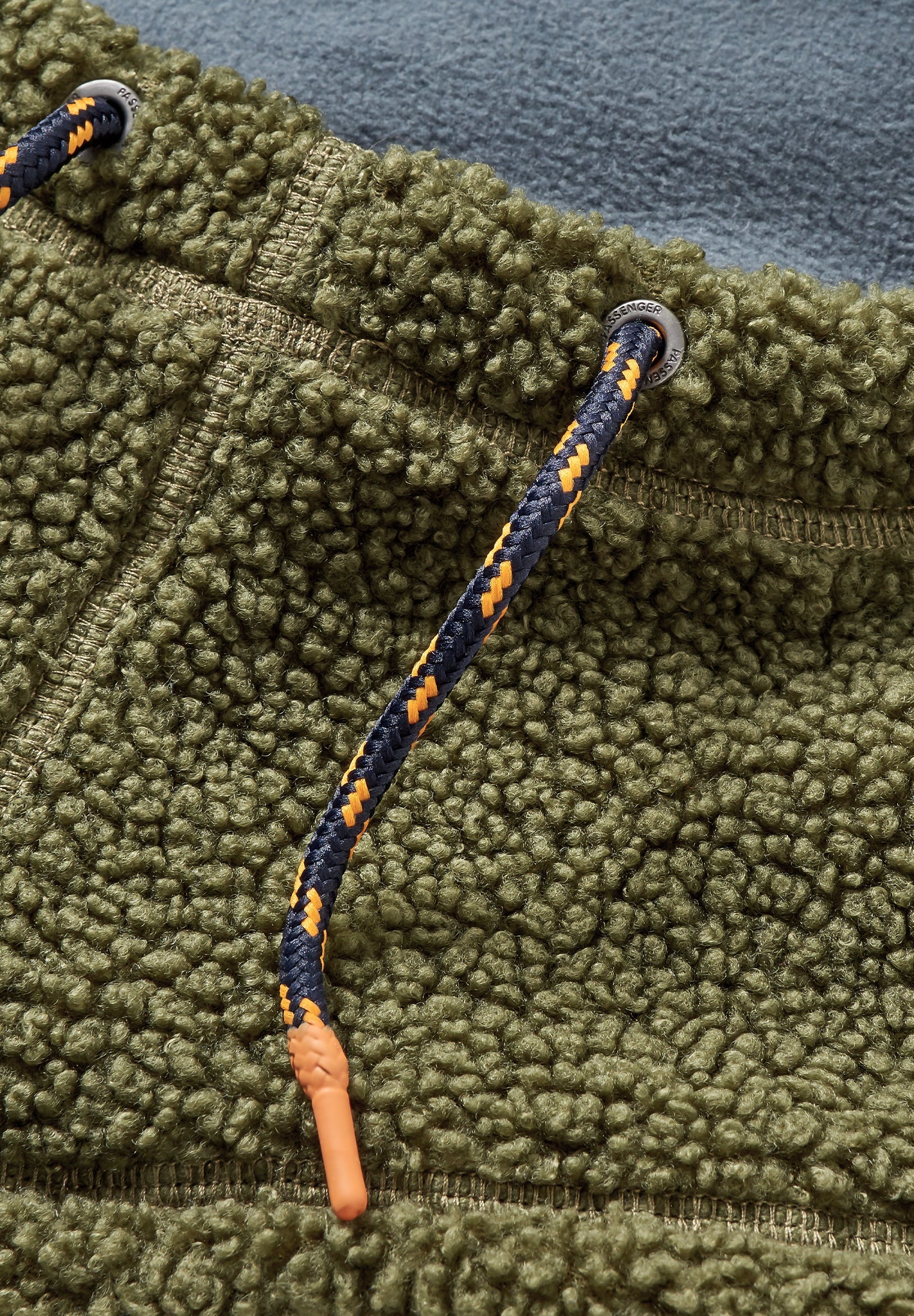 PASSENGER - Snowdrift Recycled Fleece Hood - Khaki - BACKYARD