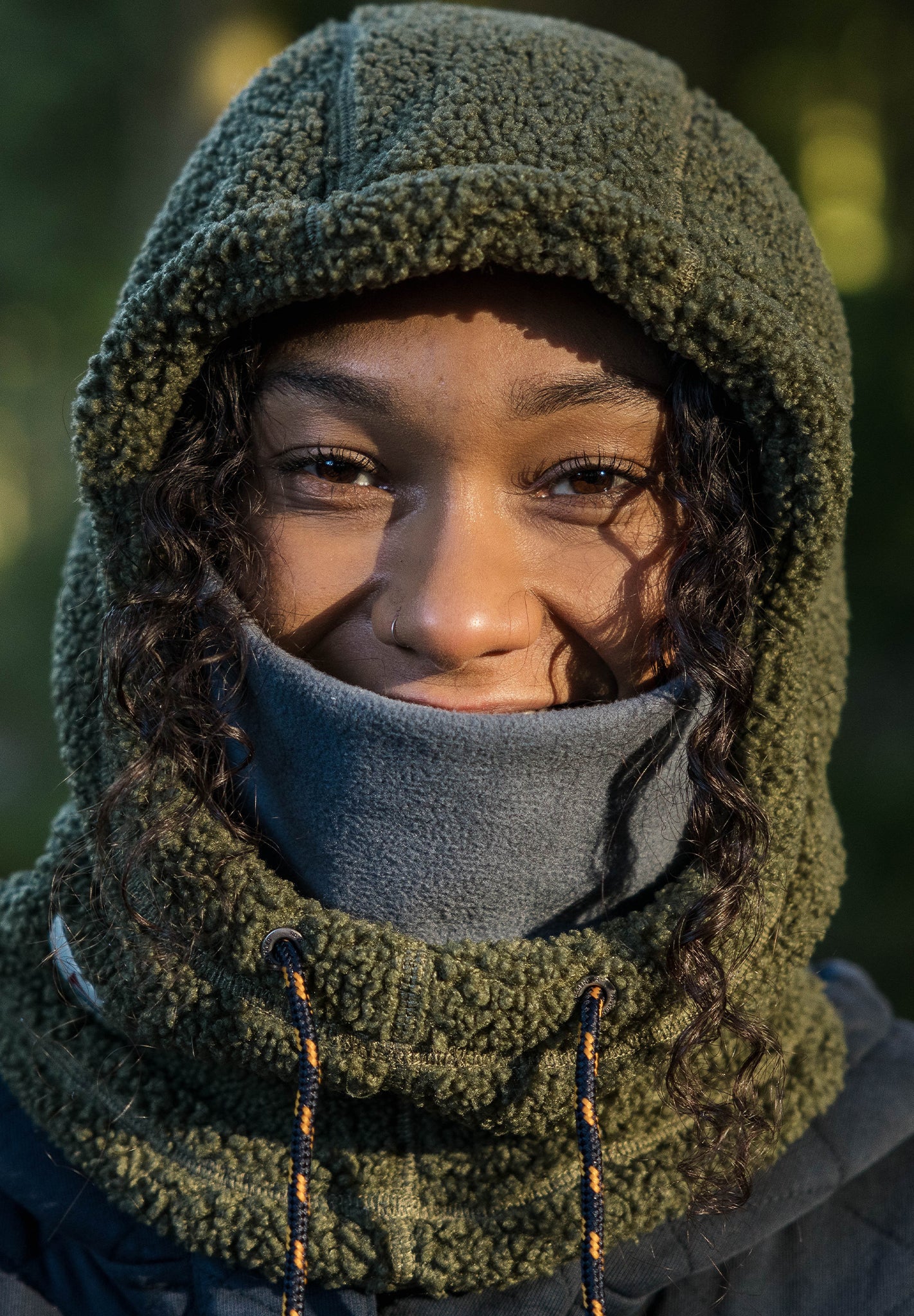 PASSENGER - Snowdrift Recycled Fleece Hood - Khaki - BACKYARD