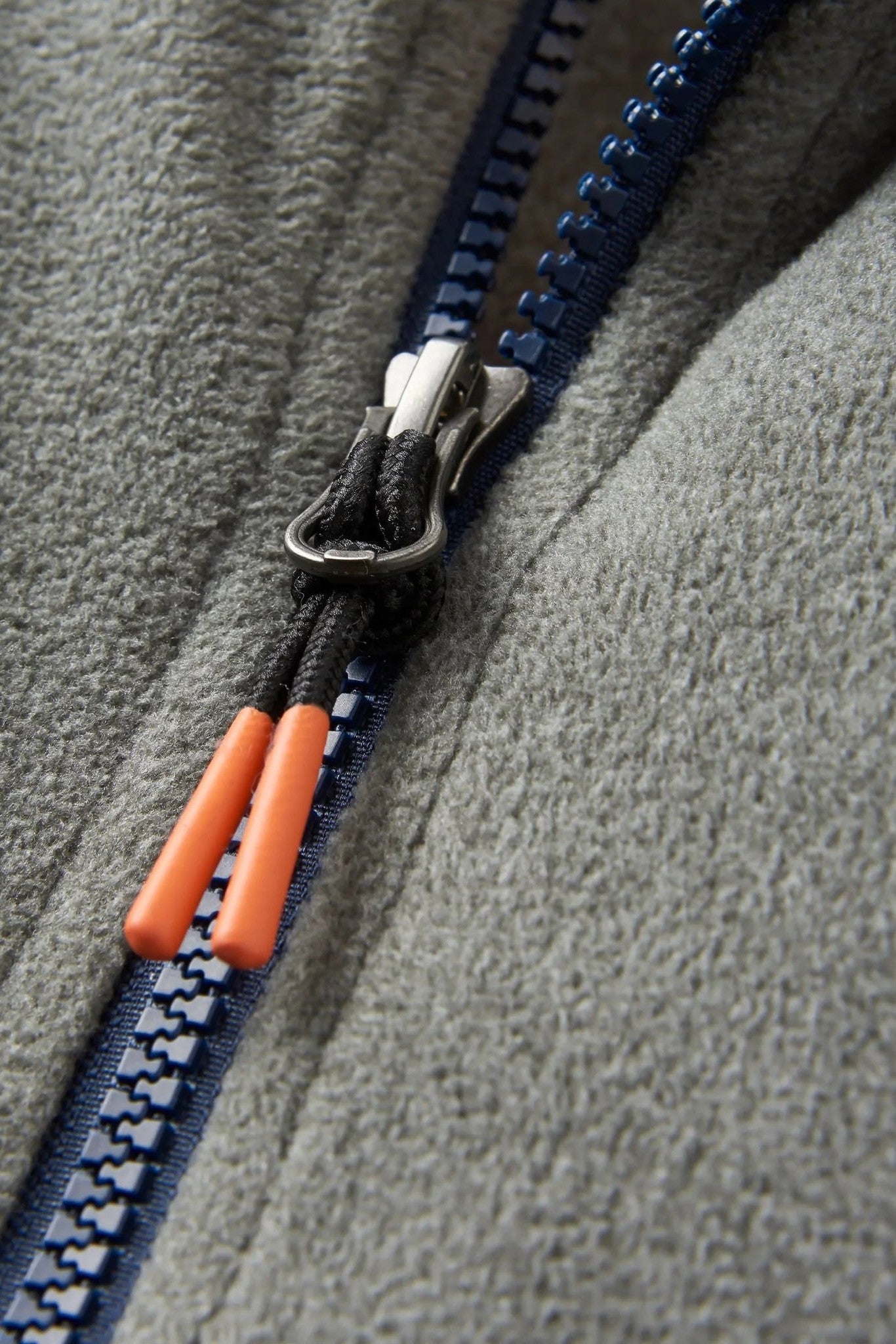 PASSENGER - Switchback Recycled Micro Polartec® Fleece - Grey Marl 2 - BACKYARD