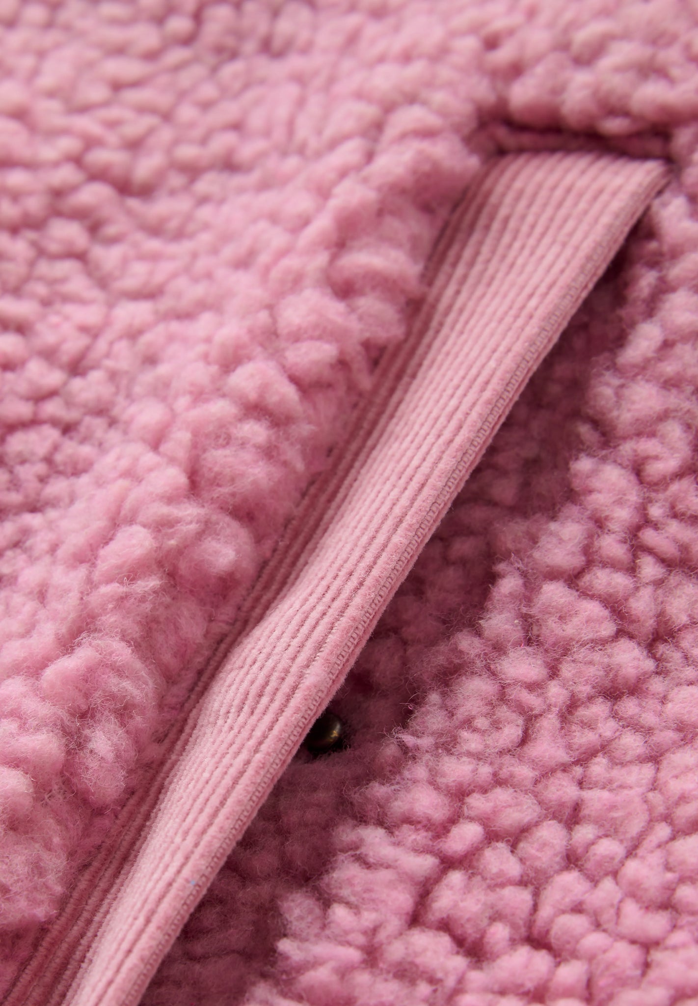 Tawny Collarless Deep-Pile Sherpa Gilet 2.0