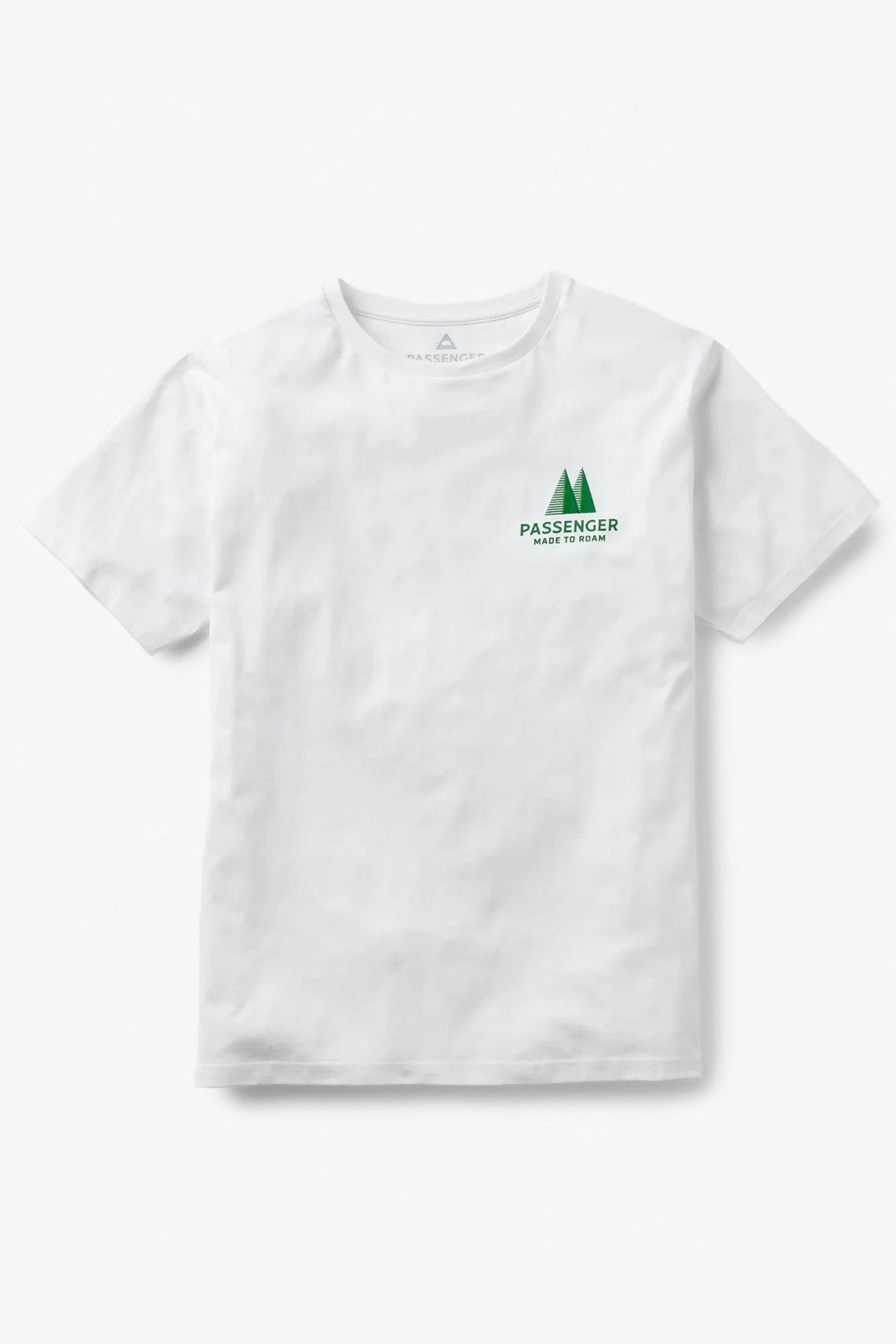 PASSENGER - Trees Organic Cotton T-Shirt - White - BACKYARD