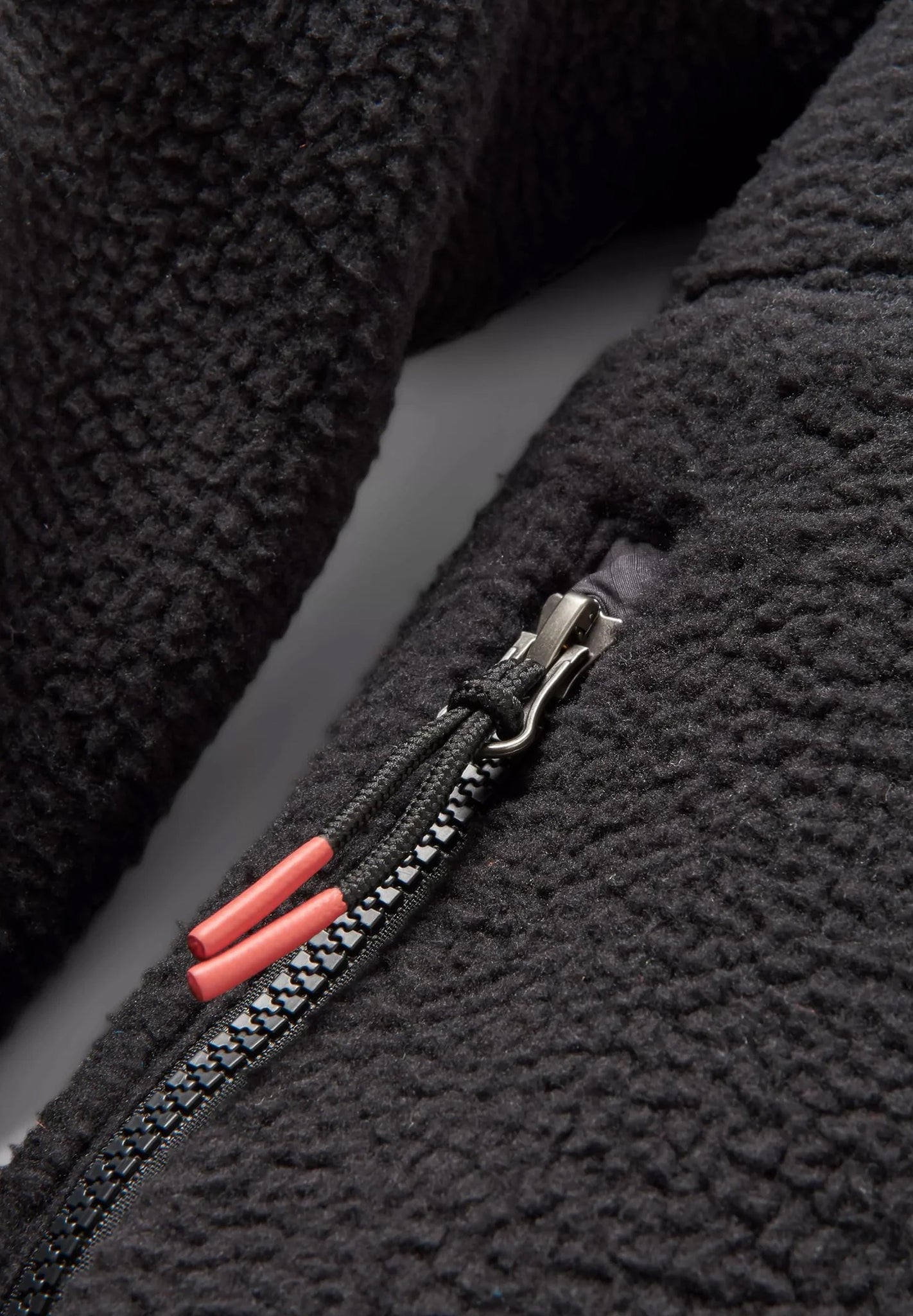 PASSENGER - Ventura 1/2 Zip Recycled Sherpa Fleece - Black - BACKYARD