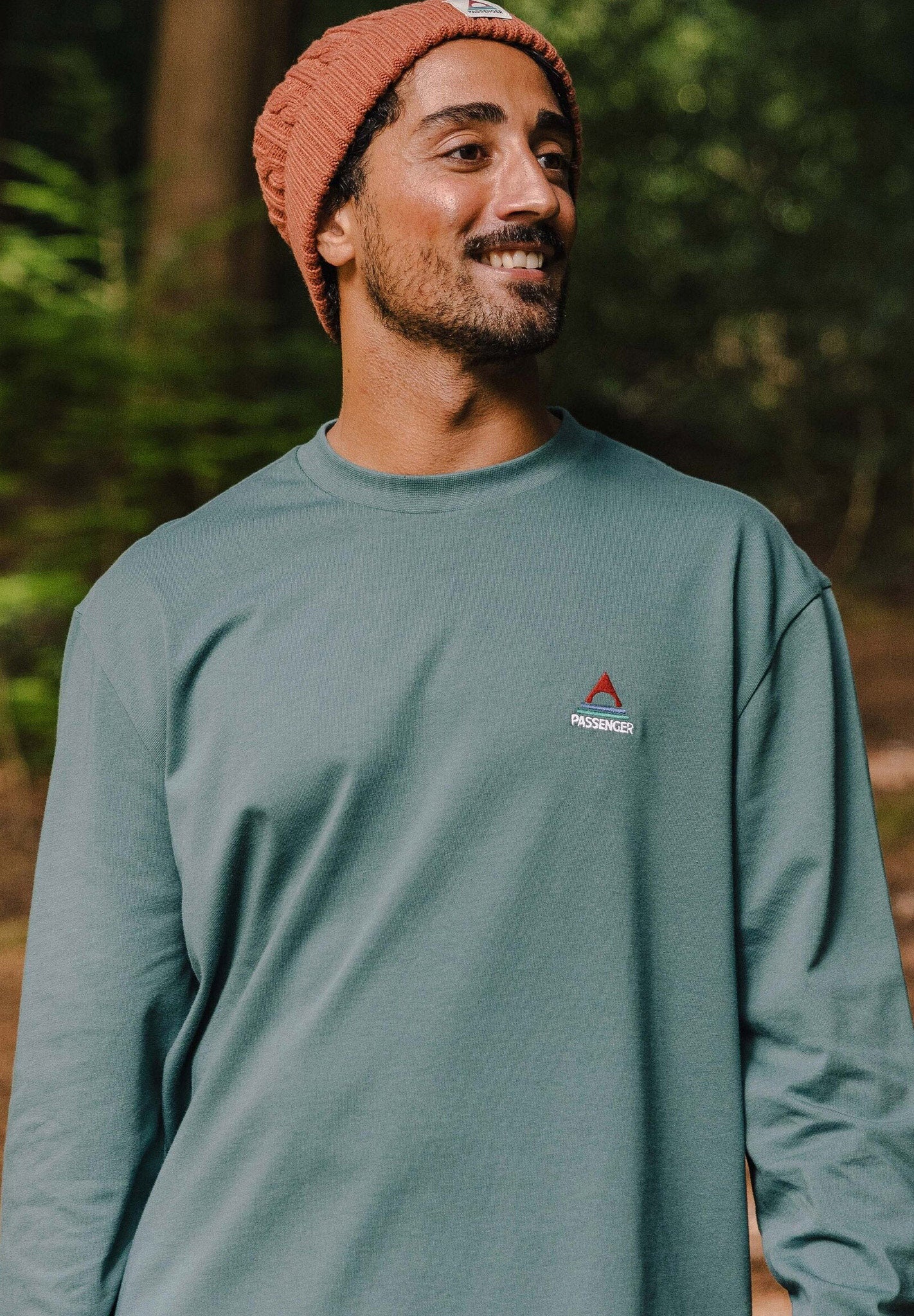 PASSENGER - Vita Organic Relaxed Fit LS T-Shirt - Deep Ocean - BACKYARD