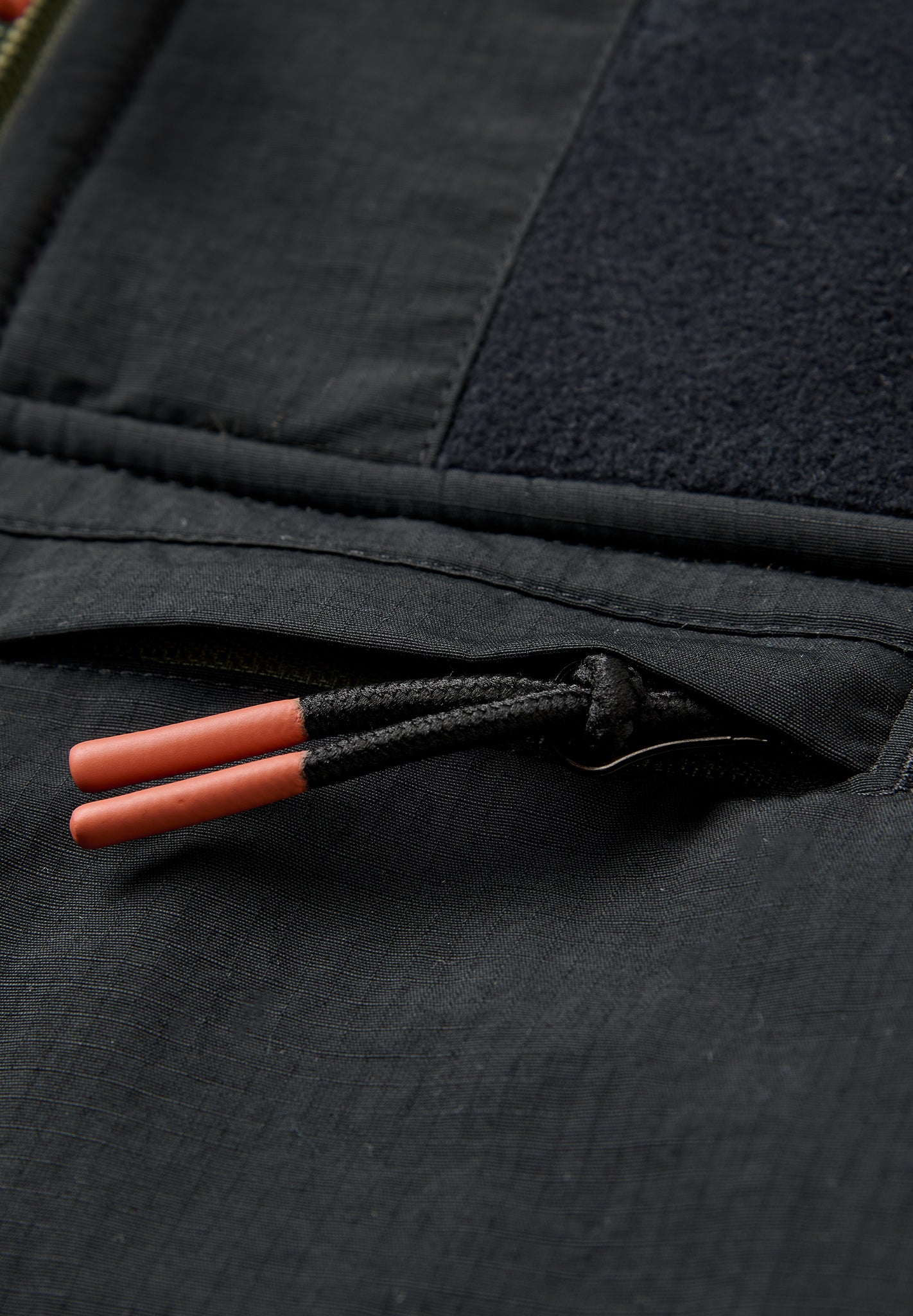 Woodland Hooded 1/2 Zip Recycled Polar Fleece