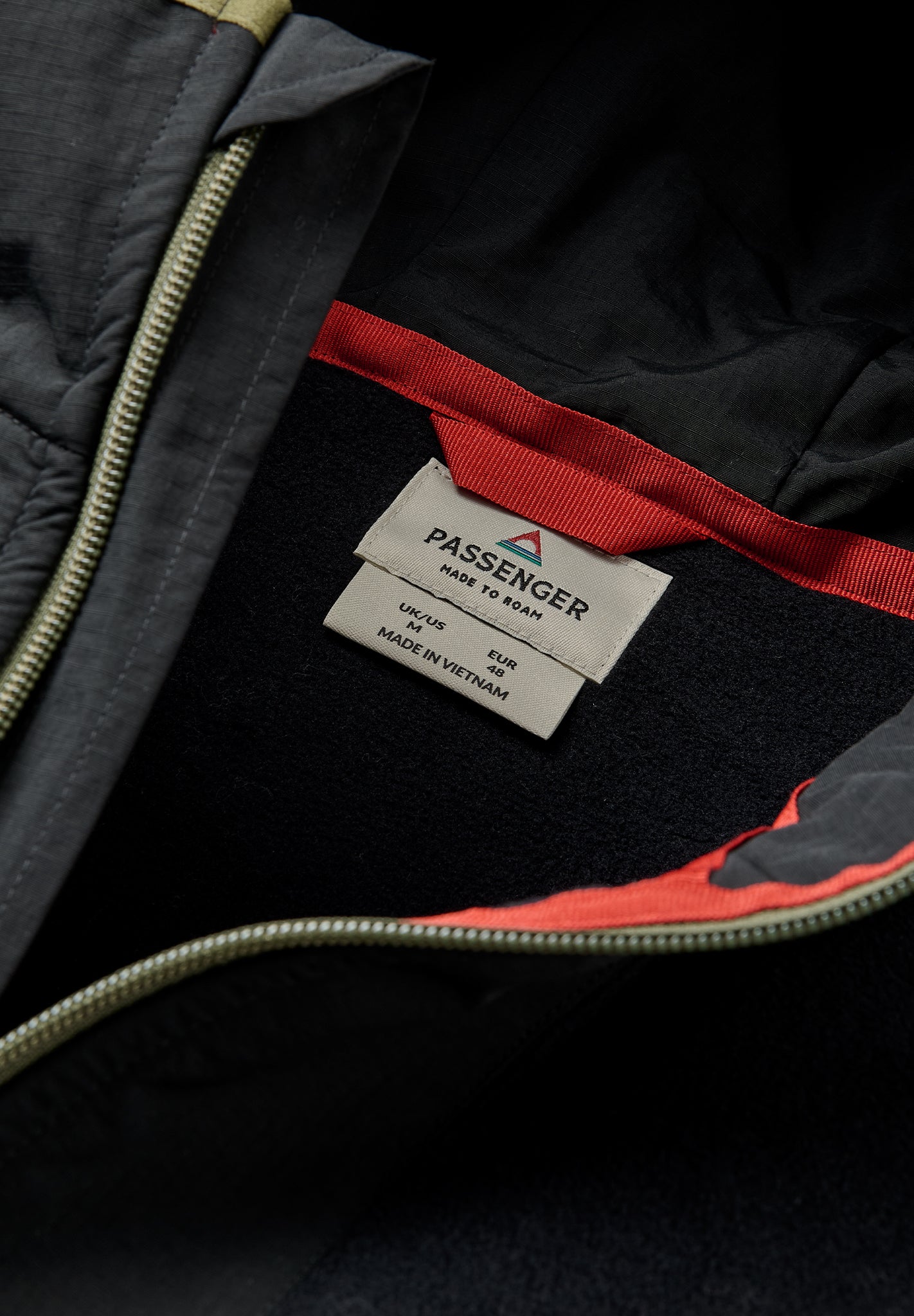 Woodland Hooded 1/2 Zip Recycled Polar Fleece