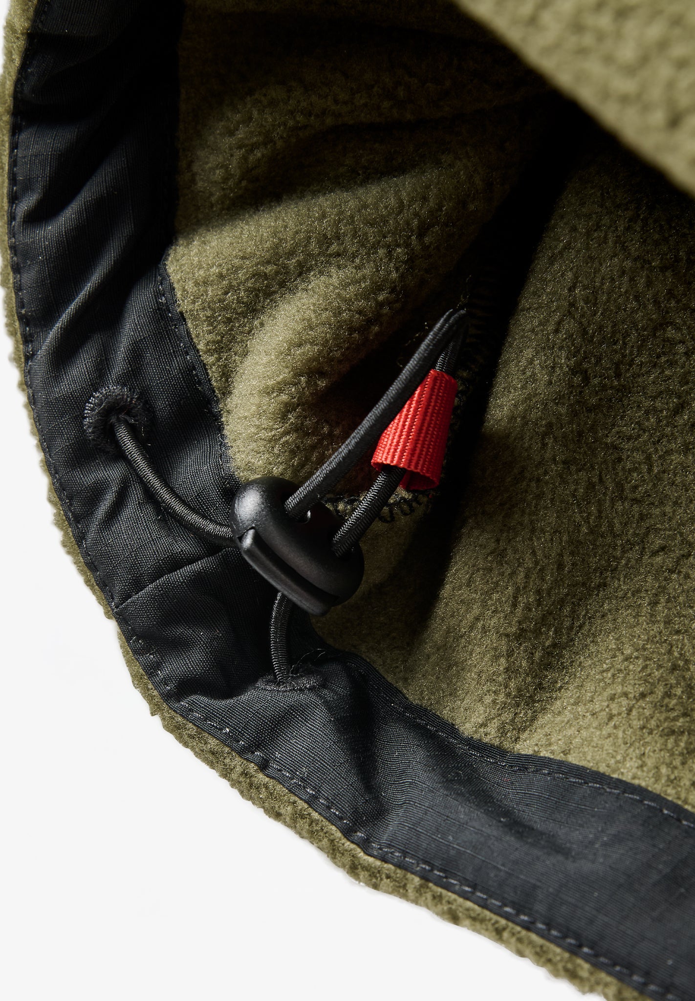 Woodland Hooded 1/2 Zip Recycled Polar Fleece
