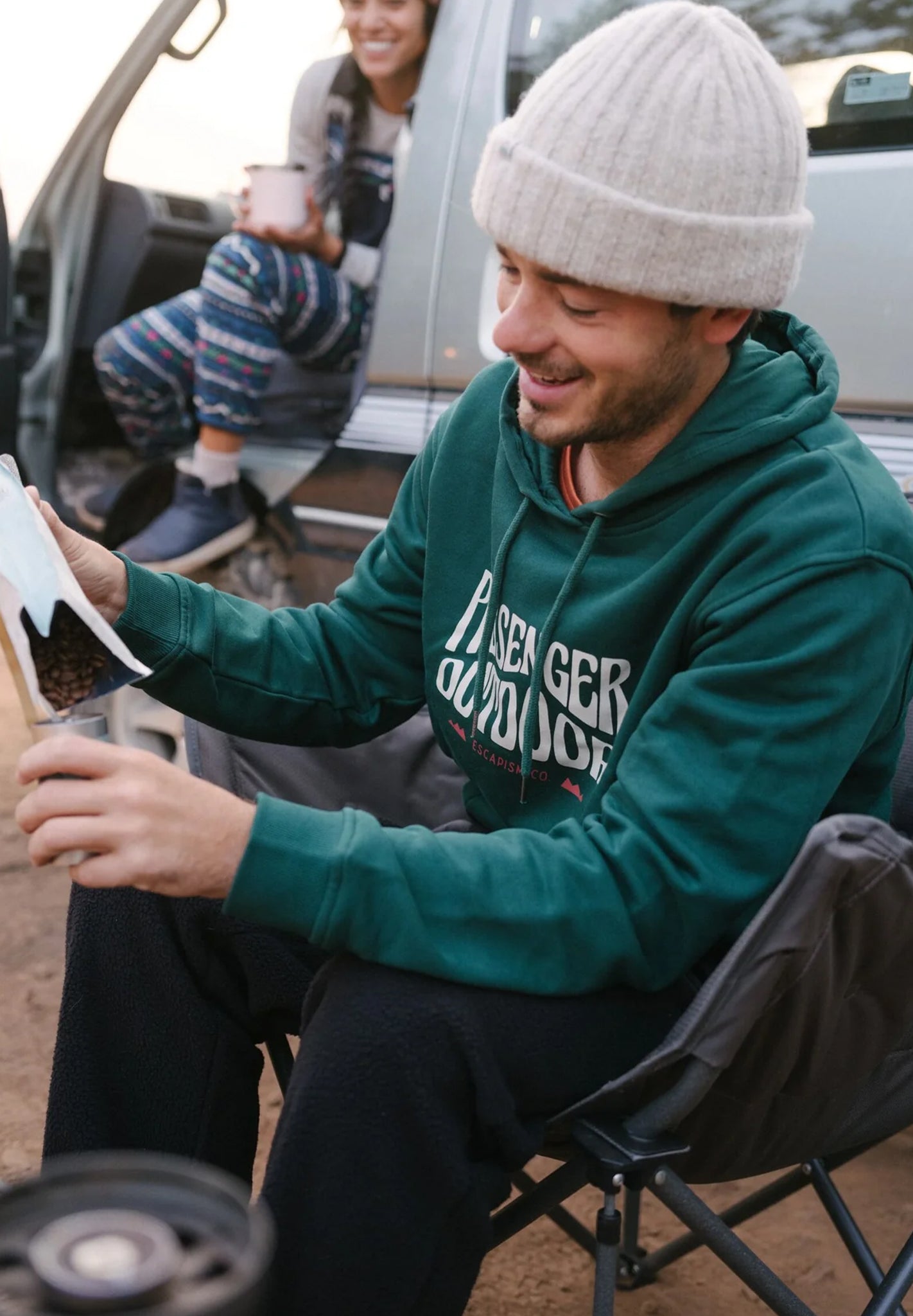 PASSENGER - Yuca Organic Cotton Hoodie - Rain Forest - BACKYARD