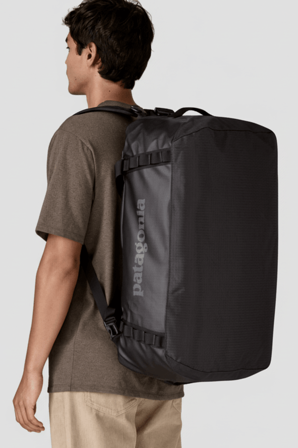 PATAGONIA - Black Hole Duffel 55L - Black w/ Black - BACKYARD