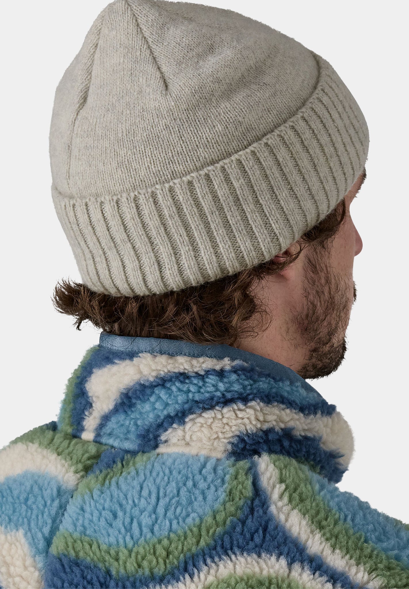 PATAGONIA - Brodeo Beanie - OG Legacy Label: Crisp Grey - BACKYARD