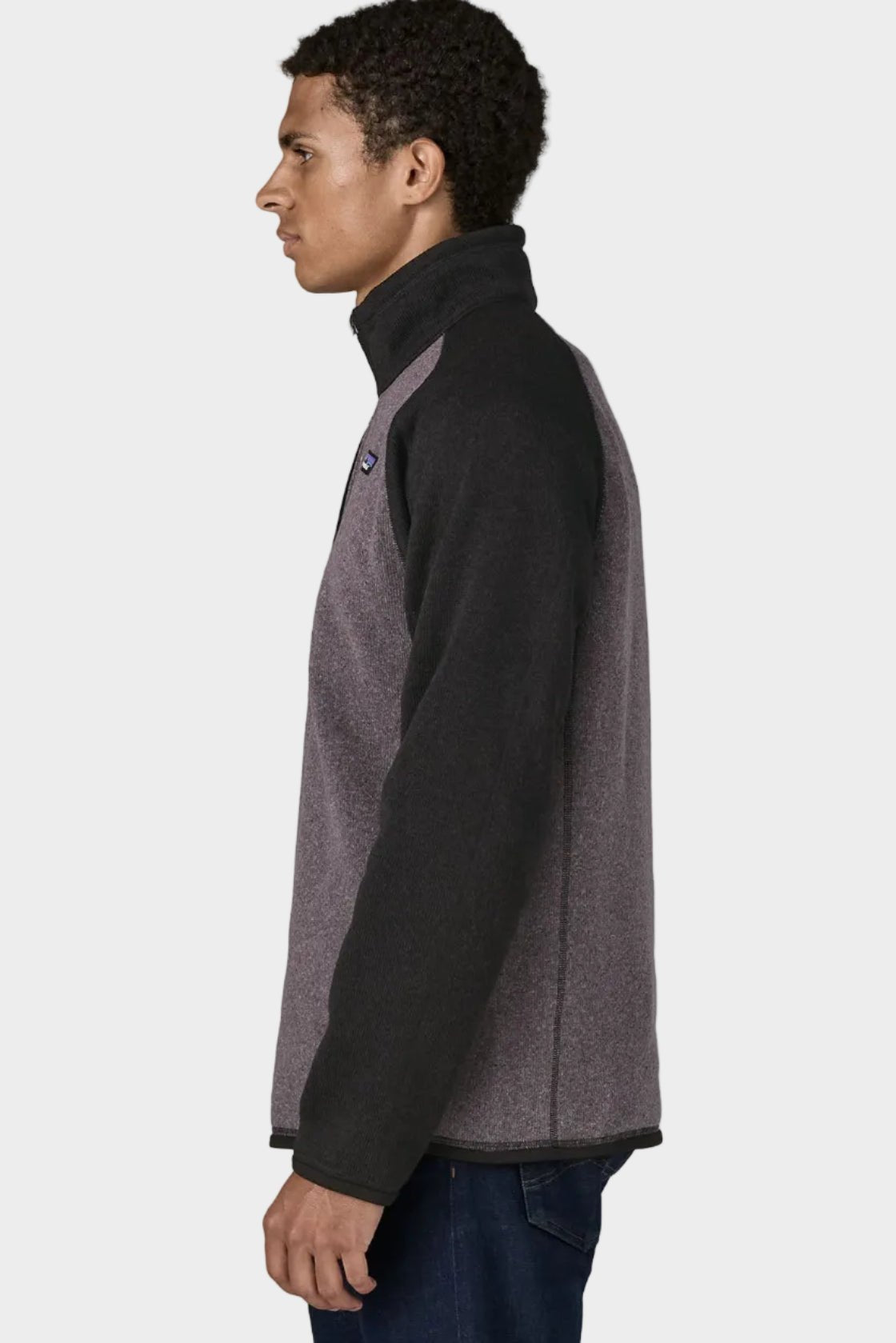 PATAGONIA-Men's Better Sweater 1/4 Zip-May Grey-BACKYARD