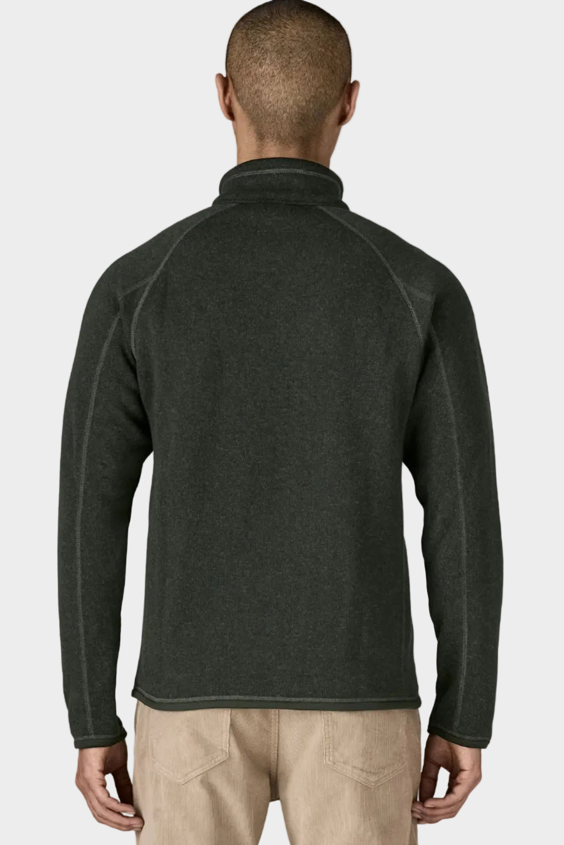 PATAGONIA-Men's Better Sweater 1/4 Zip-Old Growth Green-BACKYARD