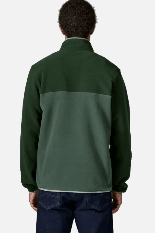 PATAGONIA-Men's Lightweight Synchilla Snap-T Pullover-Canopy Green-BACKYARD