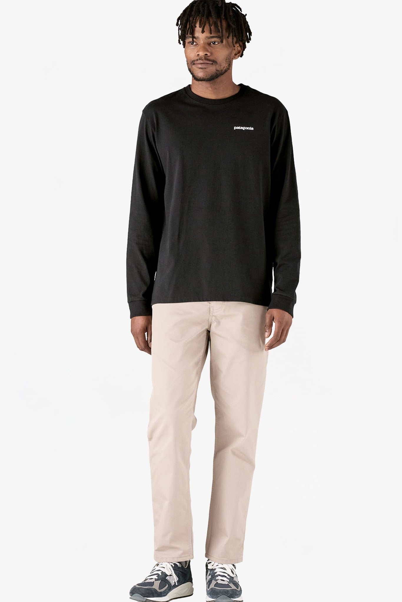 PATAGONIA - Men's Longsleeve P - 6 Logo Responsibili - Tee - Black - BACKYARD