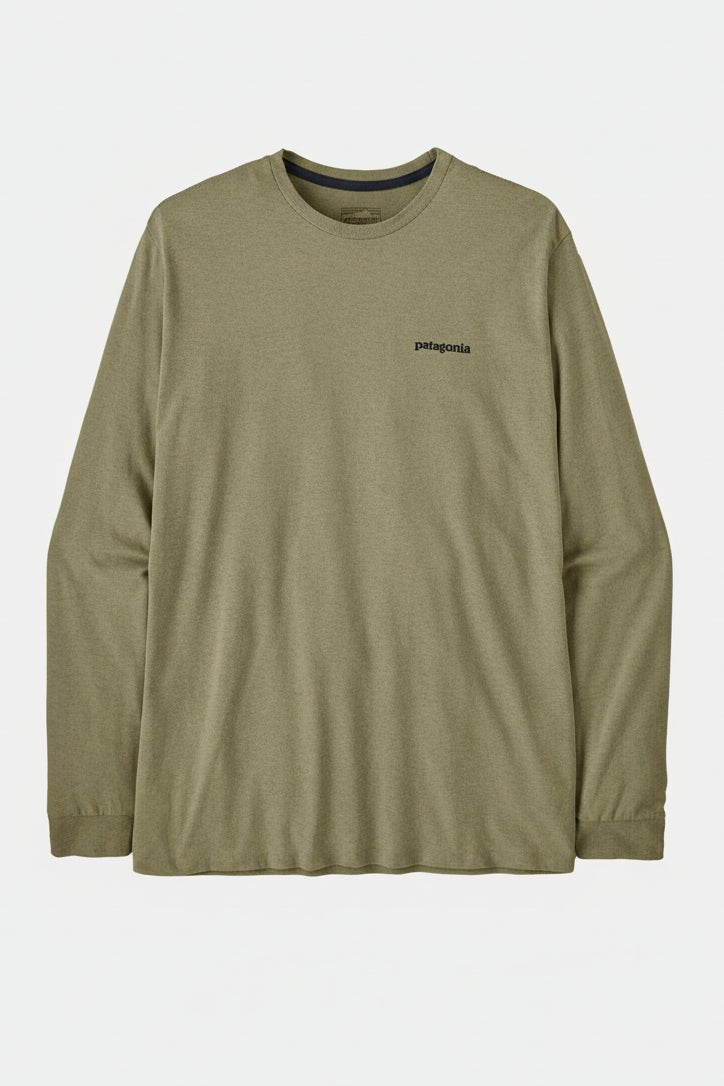 PATAGONIA - Men's Longsleeve P - 6 Logo Responsibili - Tee - P - 6 Outline: Gumtree Green - BACKYARD
