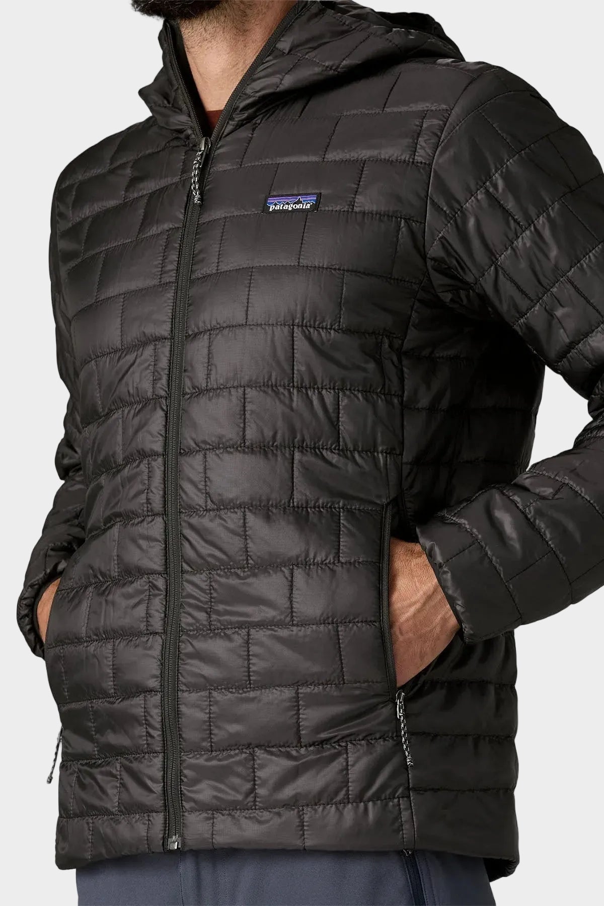 PATAGONIA-Men's Nano Puff Hoody-Black-BACKYARD