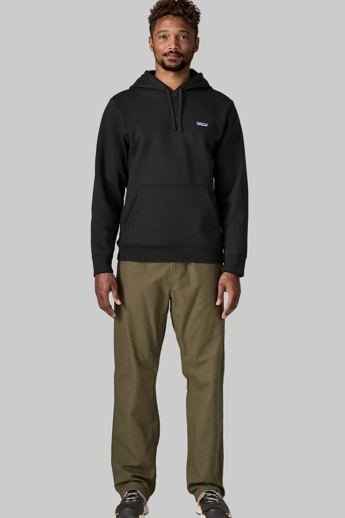 PATAGONIA - Men's P - 6 Label Uprisal Hoody - Black - BACKYARD