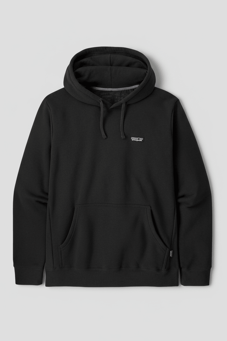 PATAGONIA - Men's P - 6 Label Uprisal Hoody - Black - BACKYARD