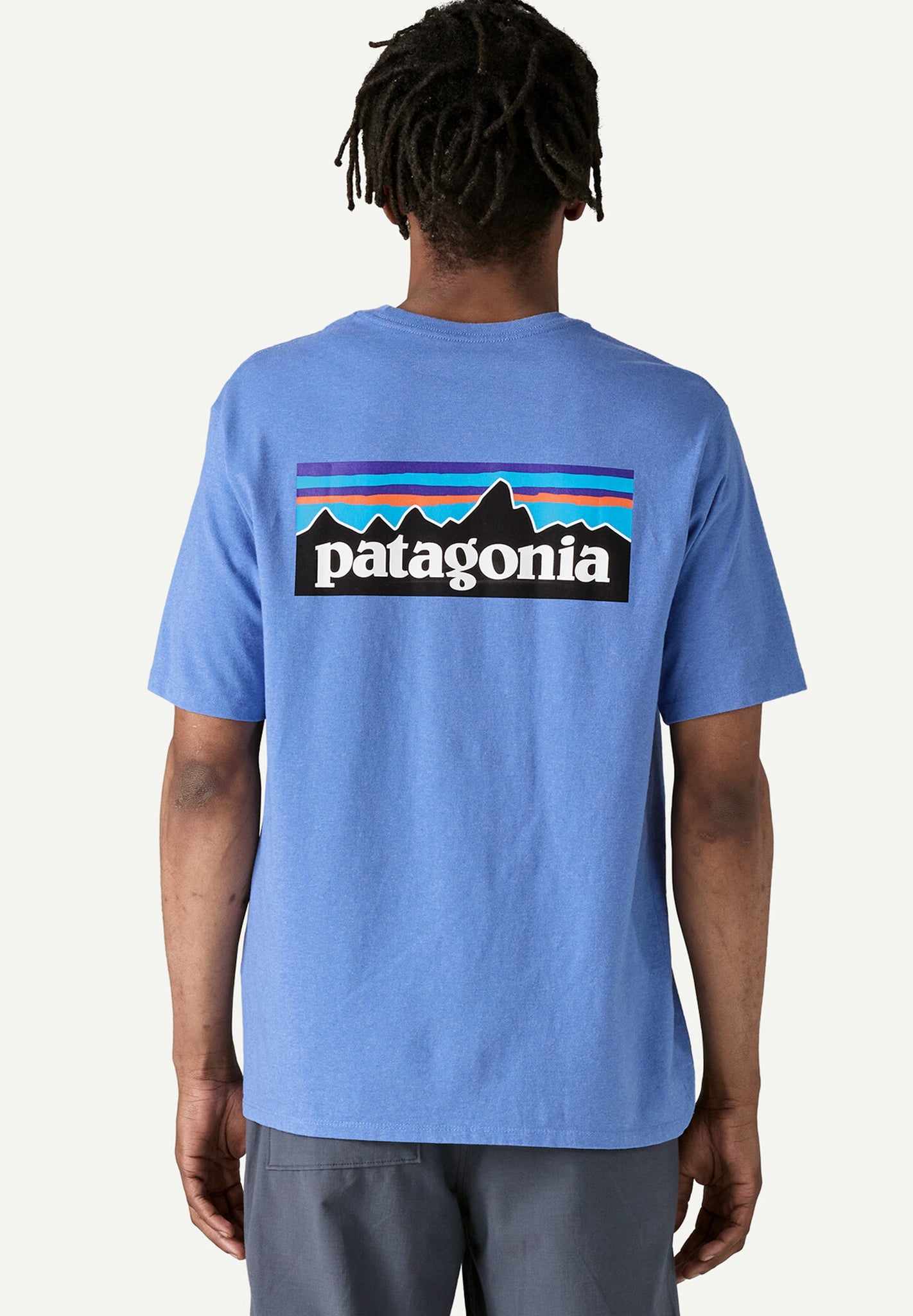 PATAGONIA - Men's P - 6 Logo Responsibili - Tee - Abundant Blue - BACKYARD