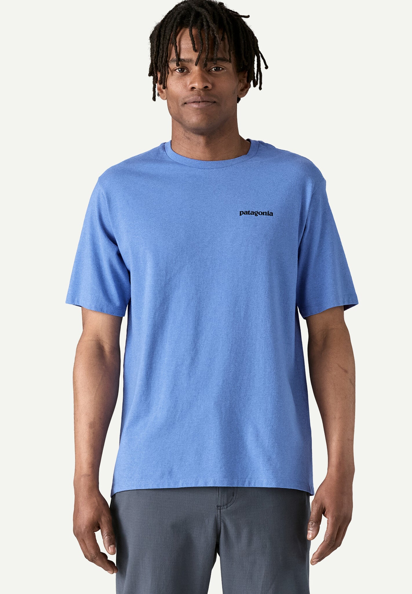PATAGONIA - Men's P - 6 Logo Responsibili - Tee - Abundant Blue - BACKYARD