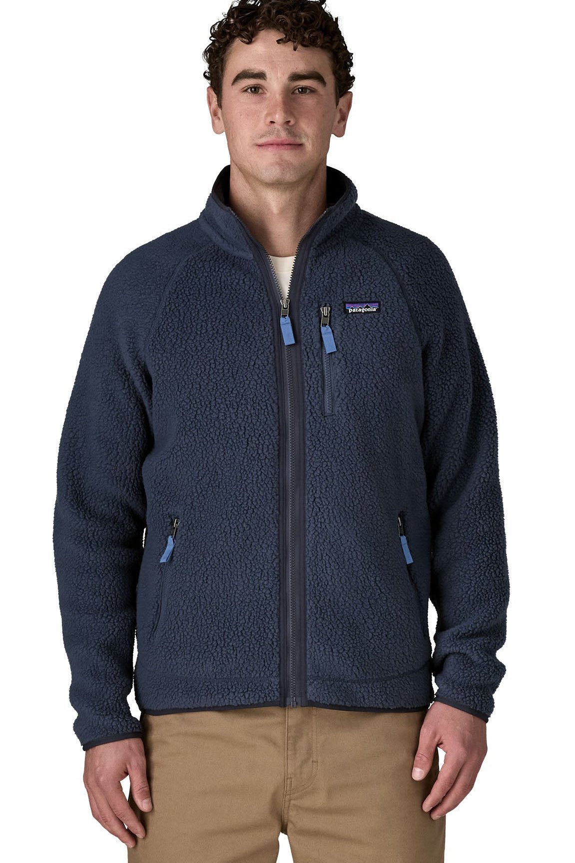 PATAGONIA - Men's Retro Pile Jacket - New Navy Sunken Blue - BACKYARD
