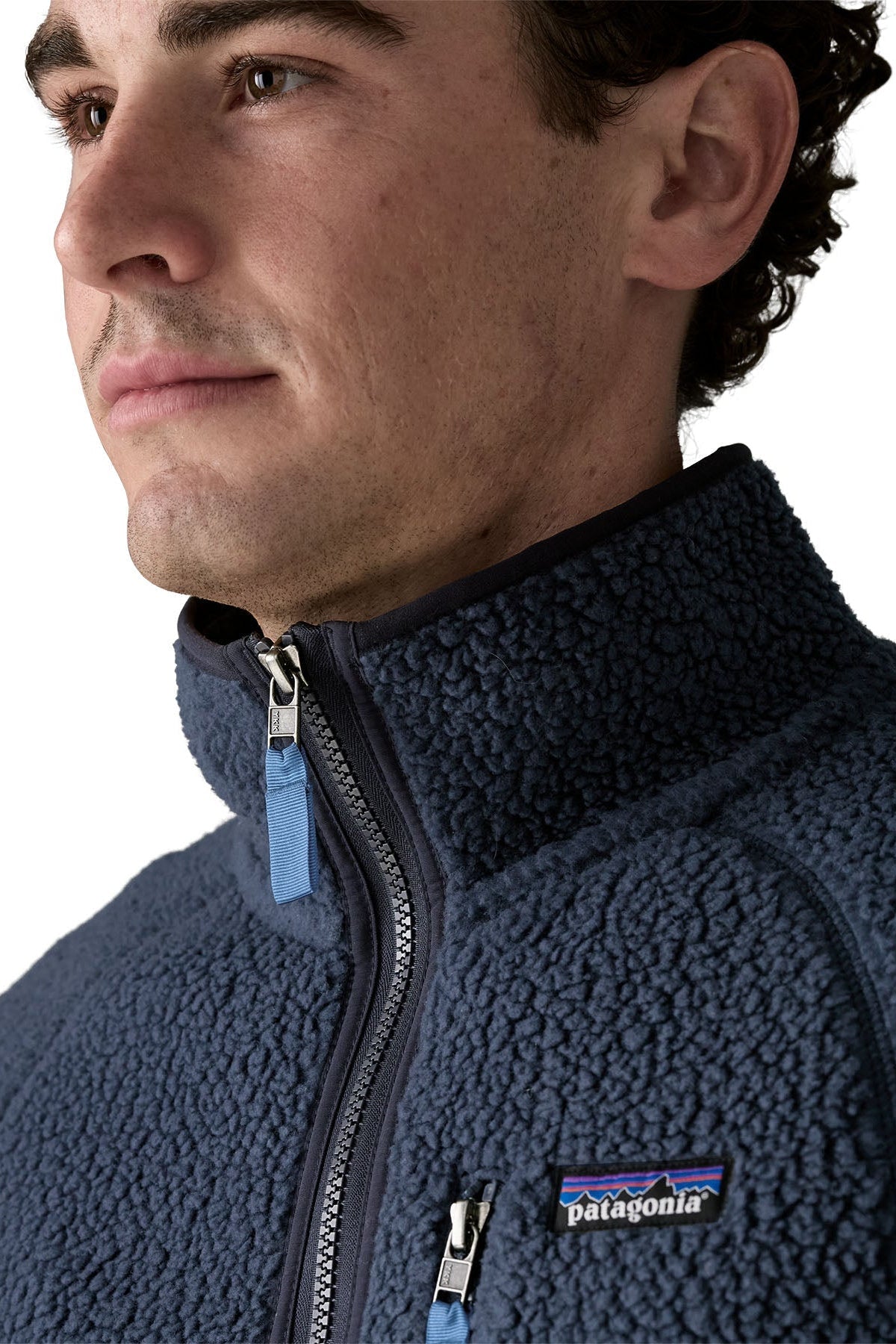 PATAGONIA - Men's Retro Pile Jacket - New Navy Sunken Blue - BACKYARD